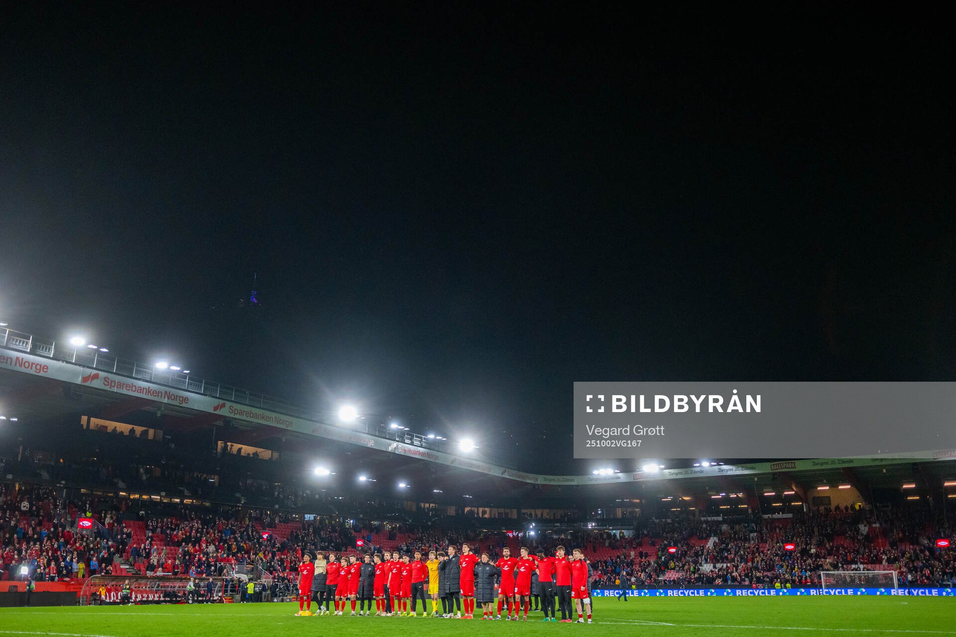 Players of Brann celebrate
