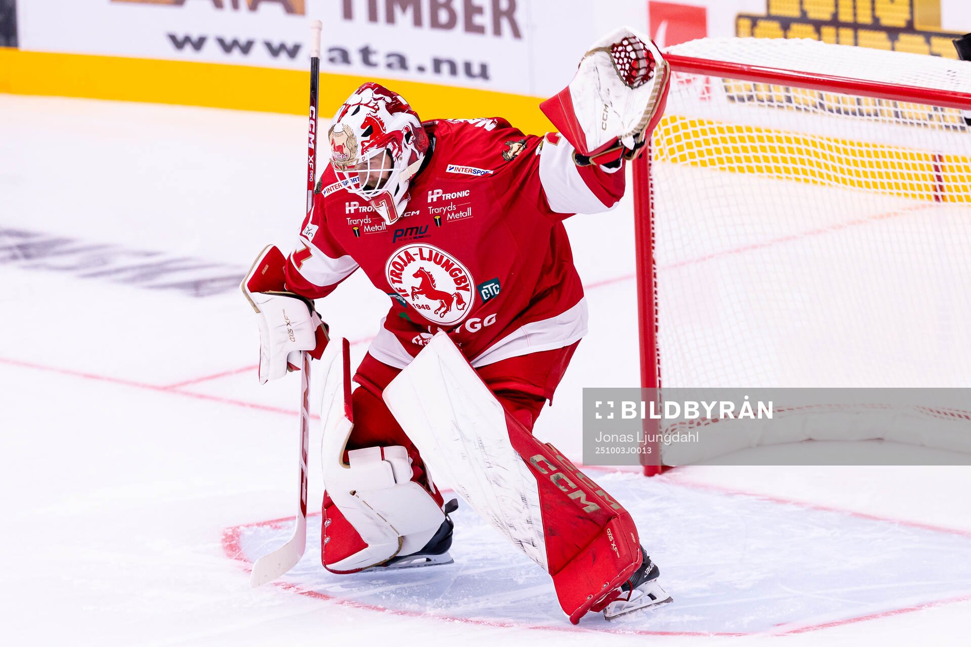 Troja/Ljungbys målvakt Jonathan Stålberg