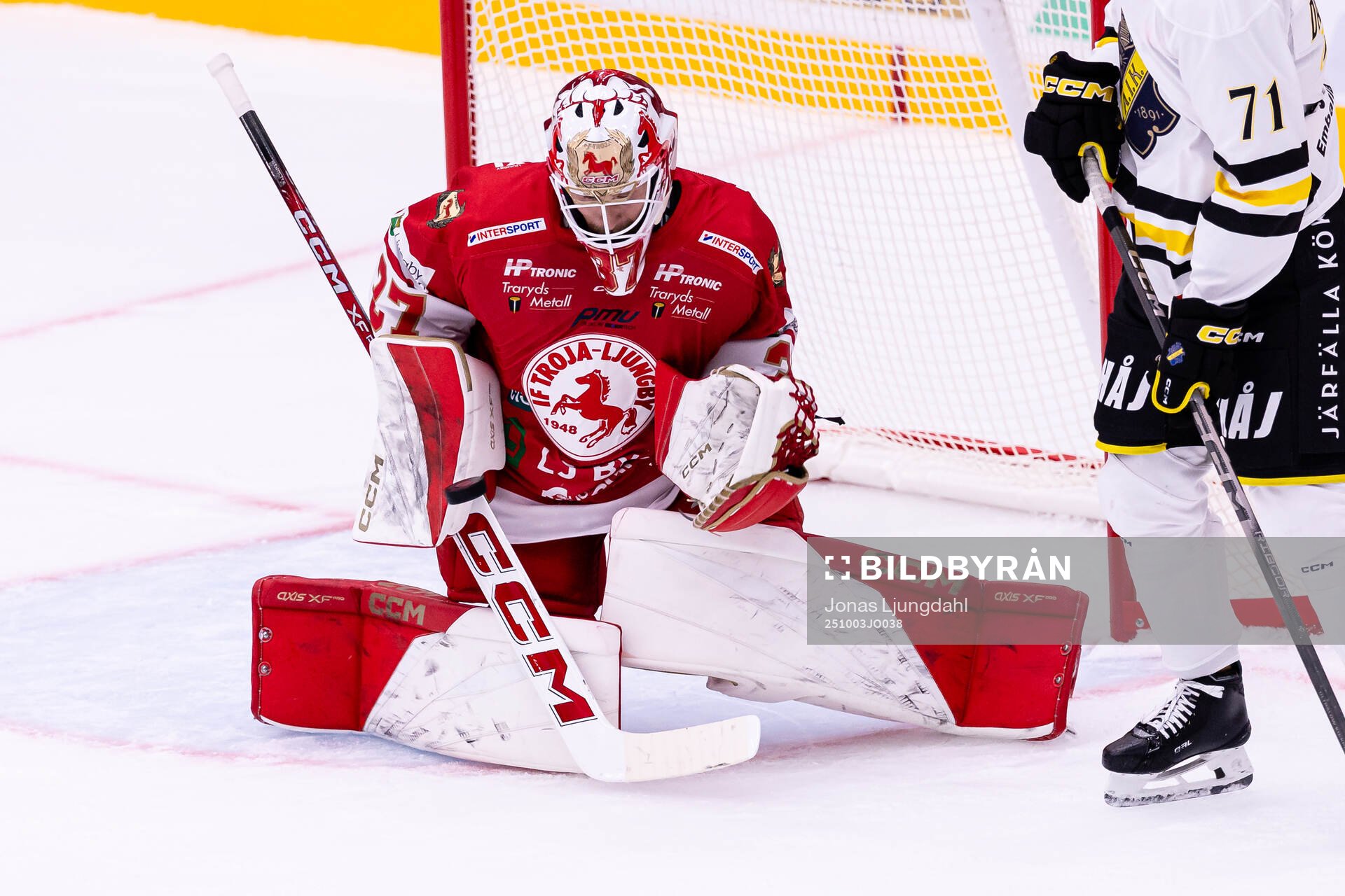 Troja/Ljungbys målvakt Jonathan Stålberg
