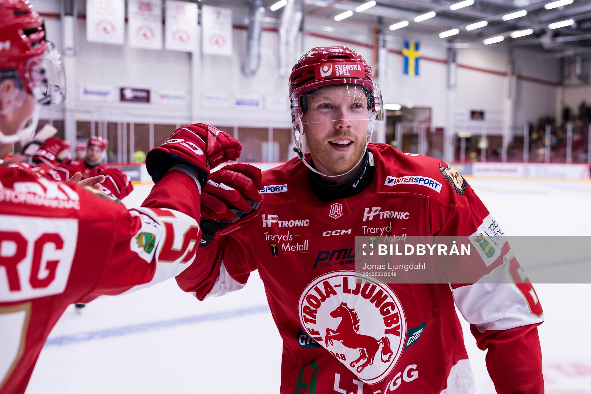 Troja/Ljungbys Carl Ernstig jublar