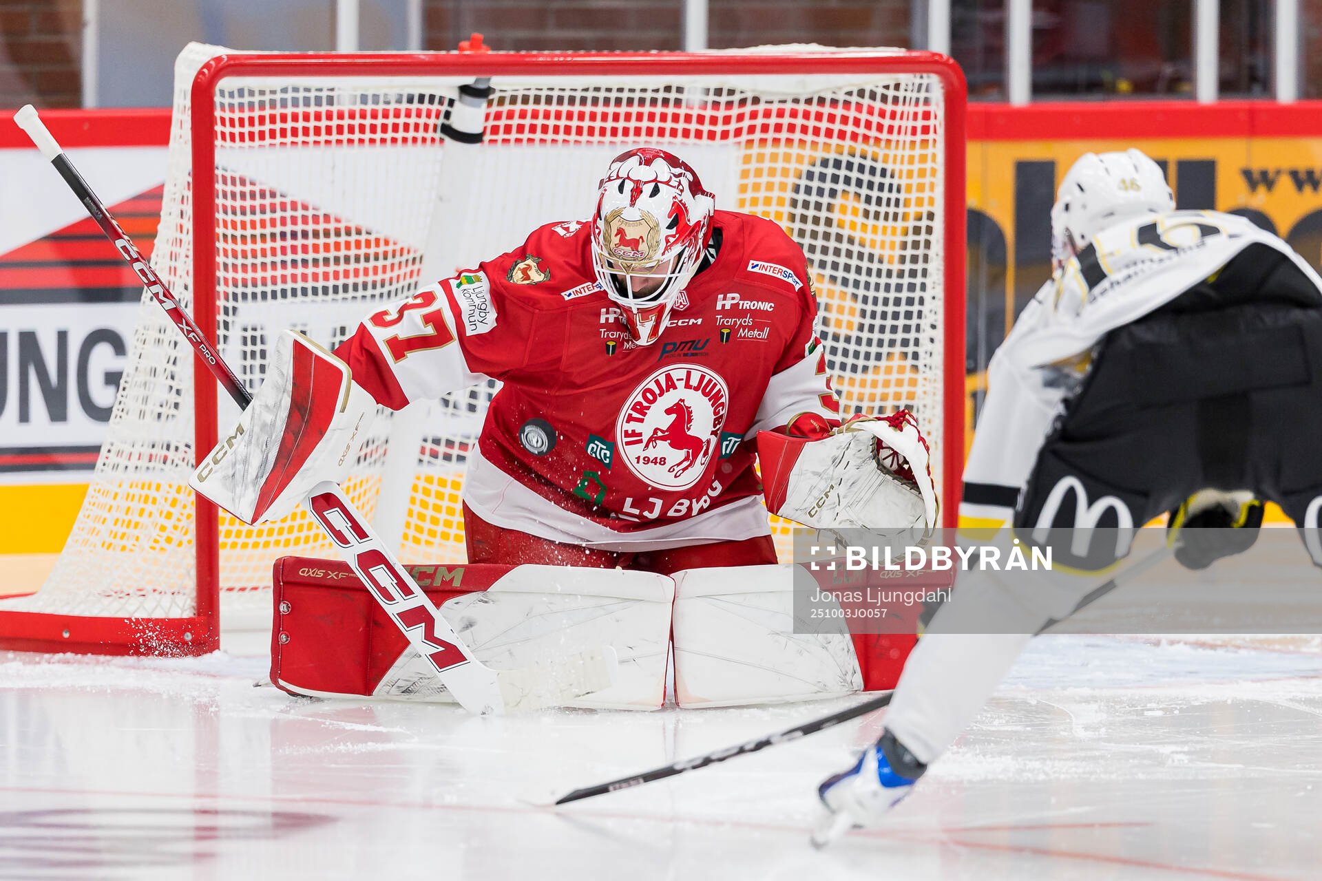Troja/Ljungbys målvakt Jonathan Stålberg