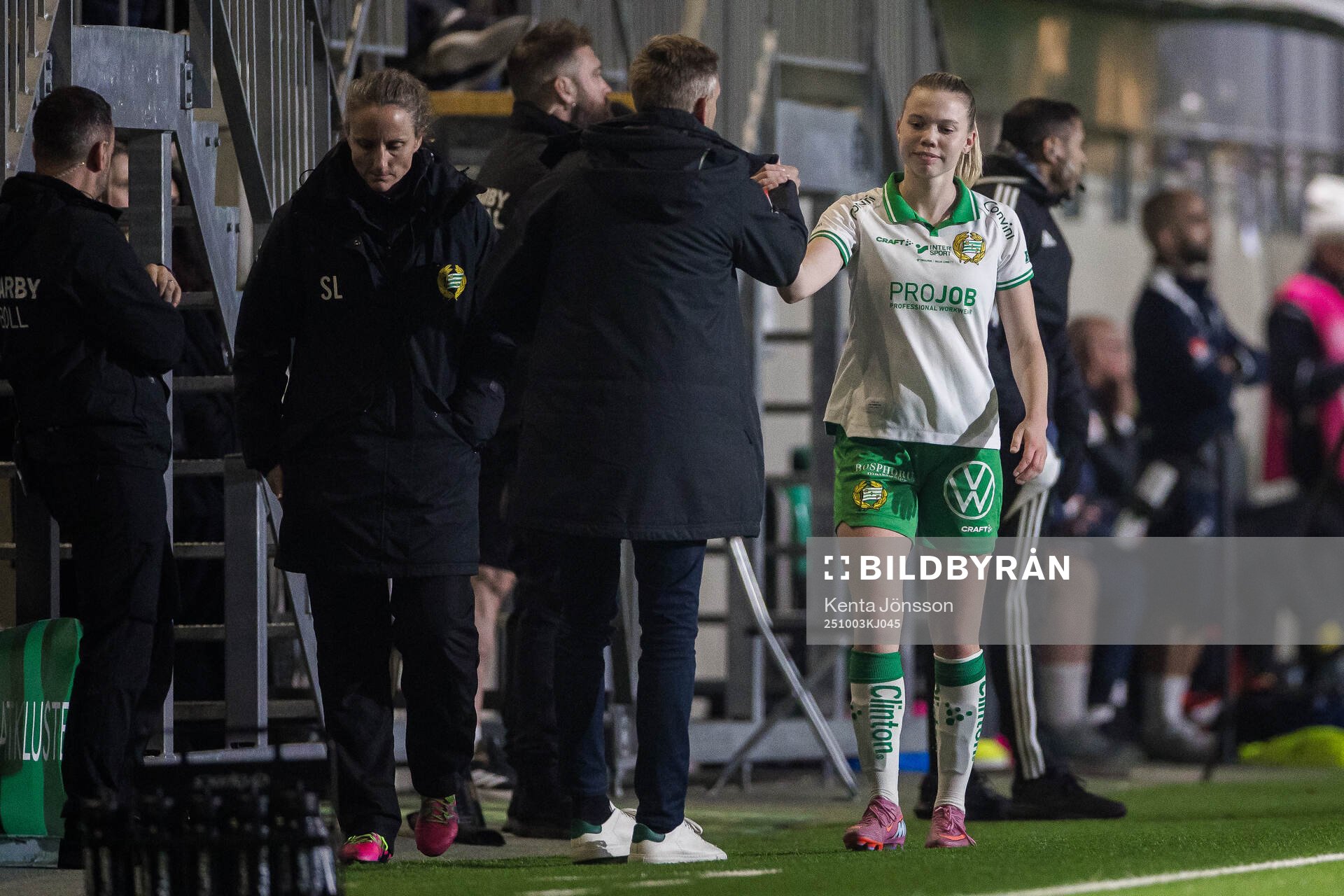 Hammarbys Bea Sprung vid ett byte