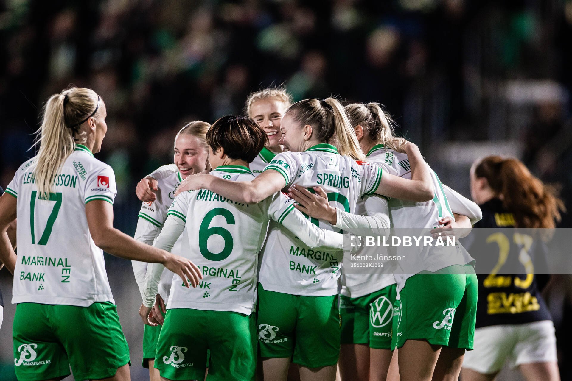 Hammarbys Bea Sprung jublar med Stina Lennartsson, Emilie