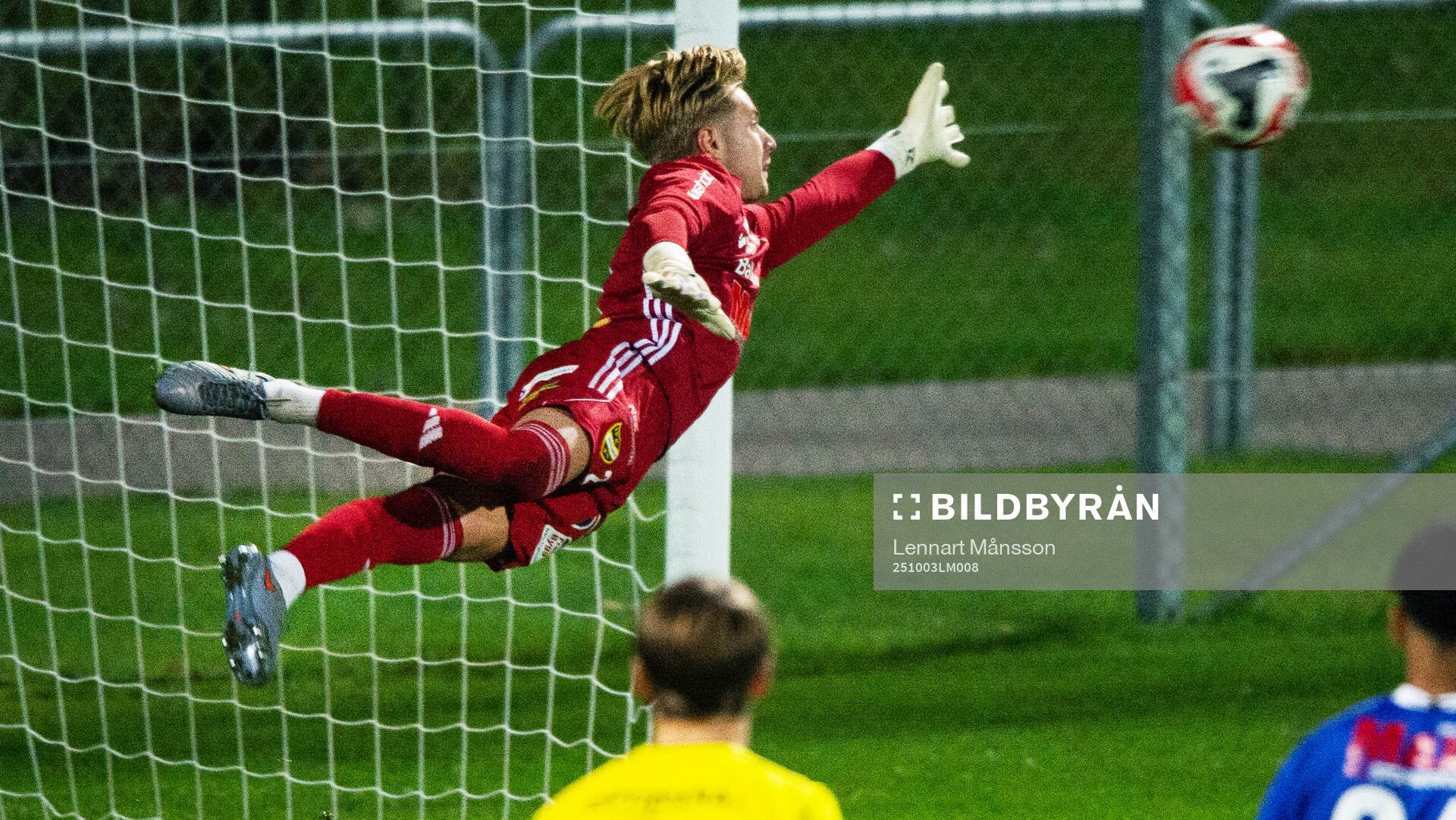 IFK Hässleholms målvakt Gabriel Gagzis är nära rädda