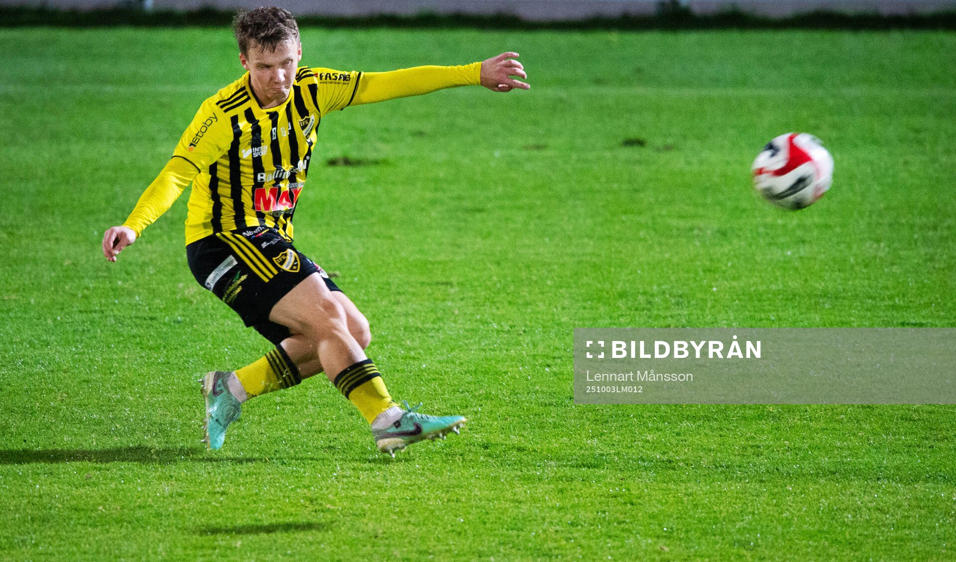IFK Hässleholms Axel Crnalic i matchen i division 2 mellan
