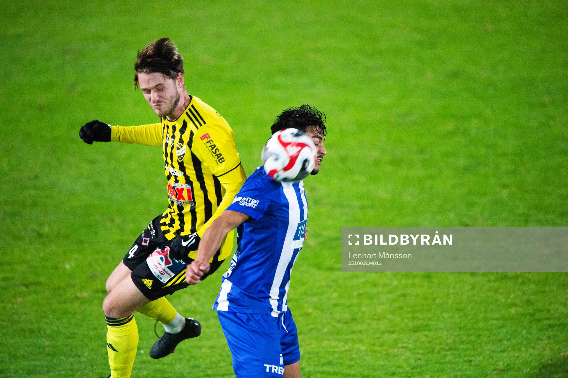 IFK Hässleholms Elliot Pramberg i matchen i division 2