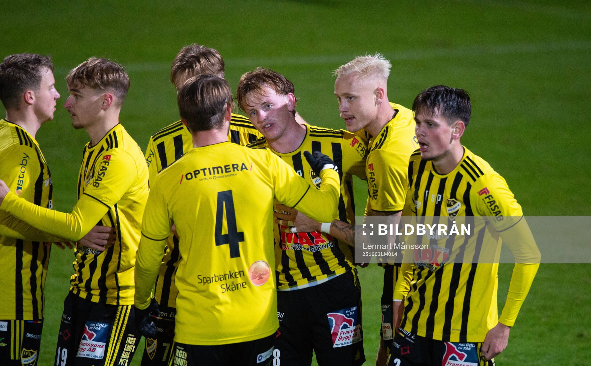 IFK Hässleholms Sam Hegdal har gjort 3-2 på övertid och