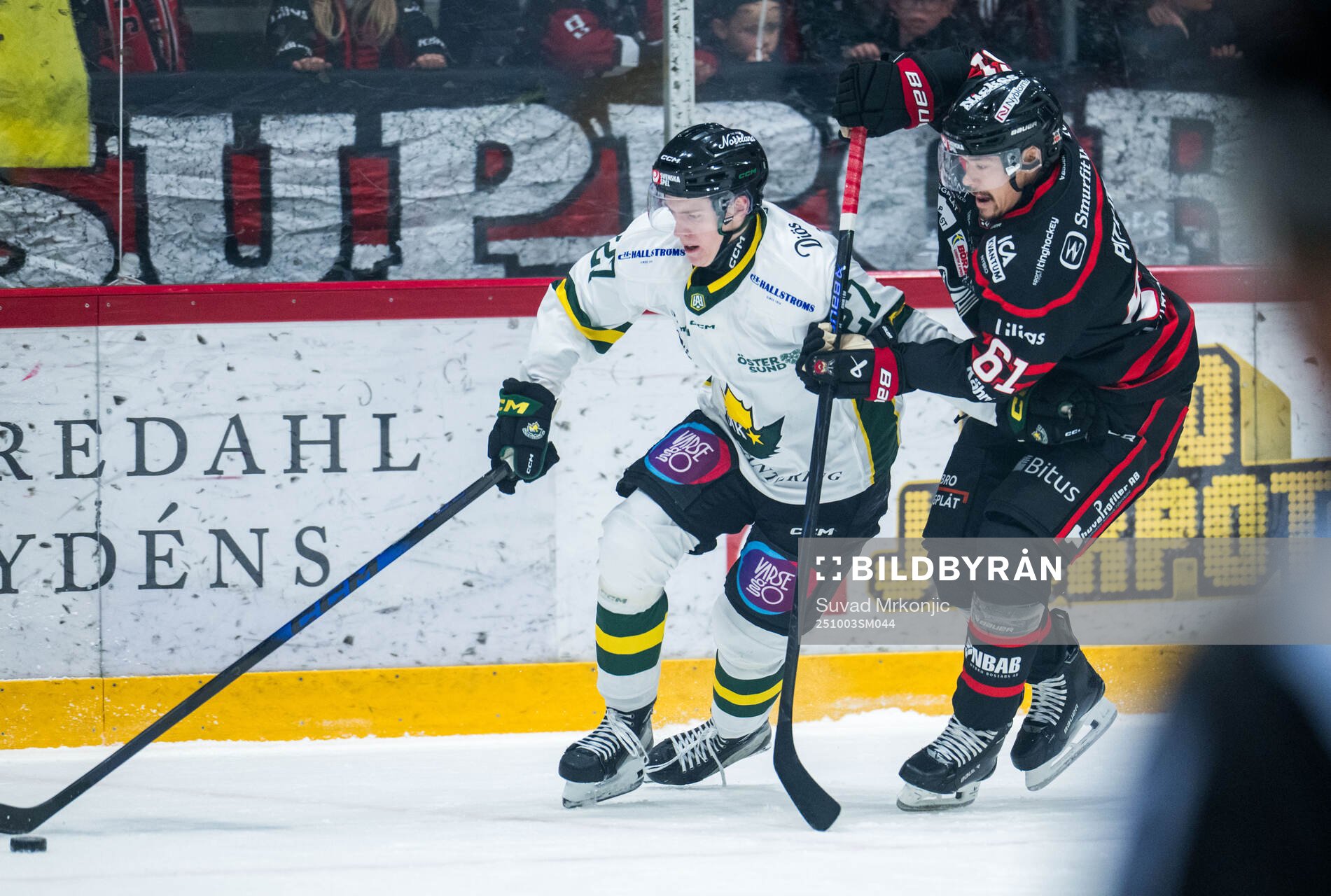 Östersunds Leo Sundqvist och Nybros Miikka Pitkänen