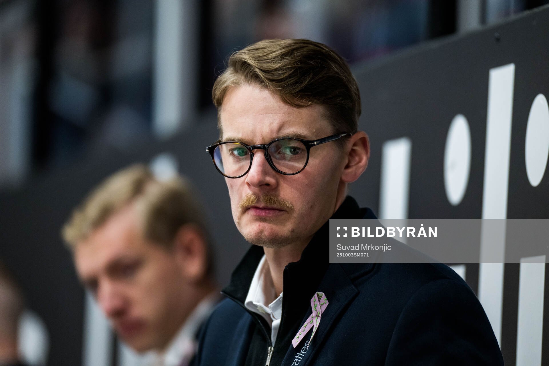 Nybros assisterande tränare Albin Blomqvist