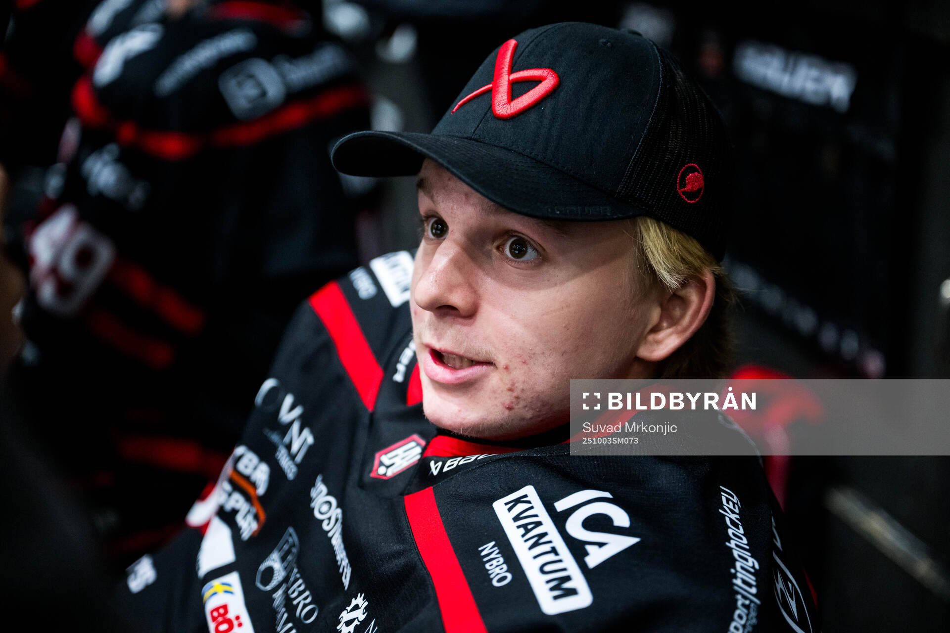 Nybros målvakt Oskar Blomgren