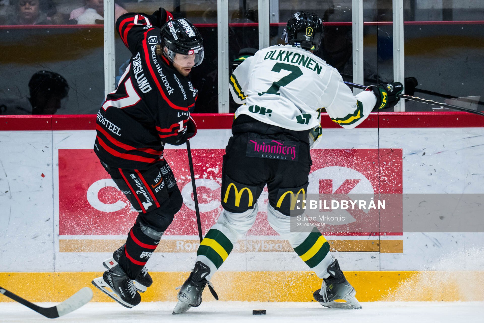 Nybros Emil Forslund och Östersunds Joel Olkkonen