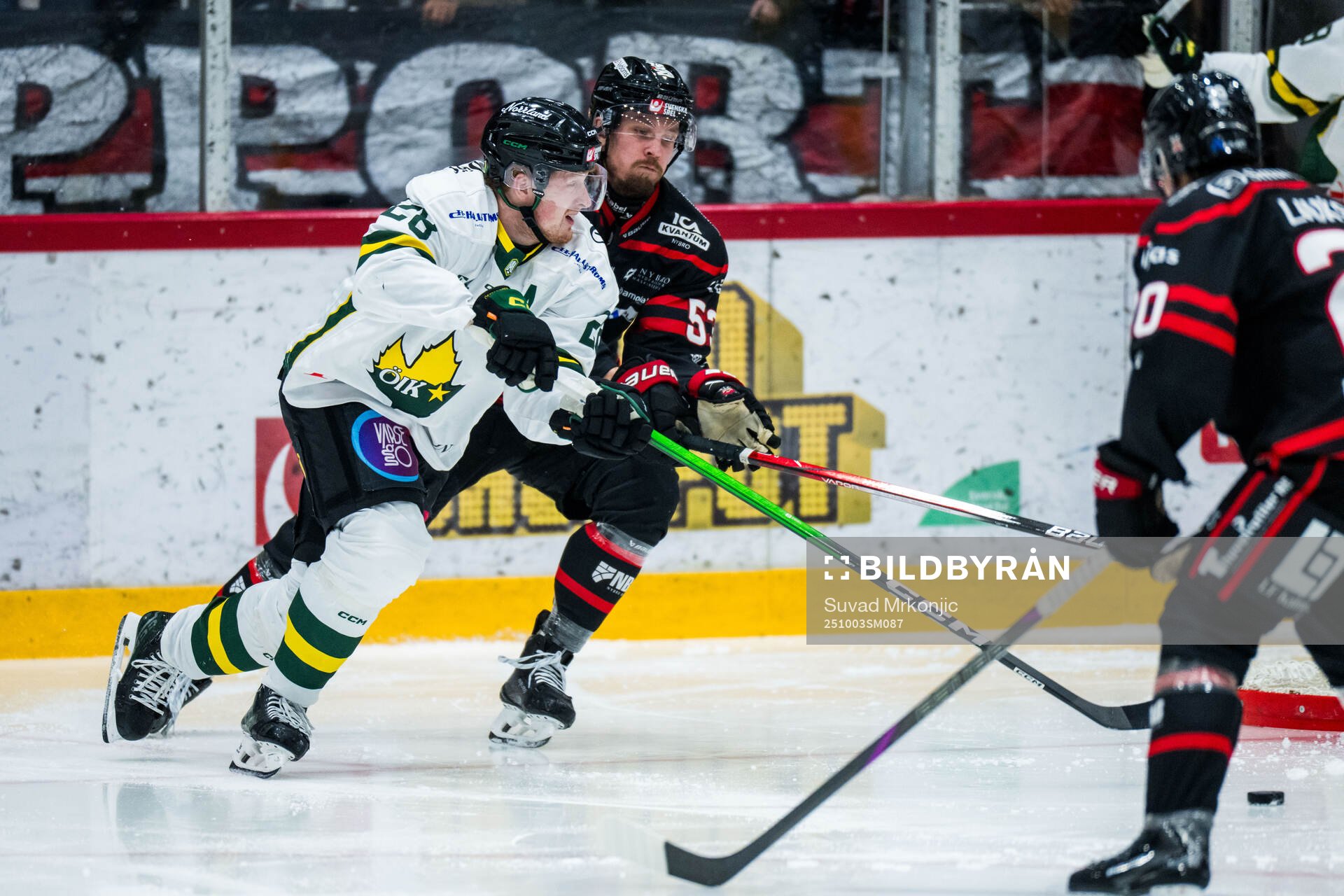 Östersunds Samuel Solem och Nybros Jesper Mångs