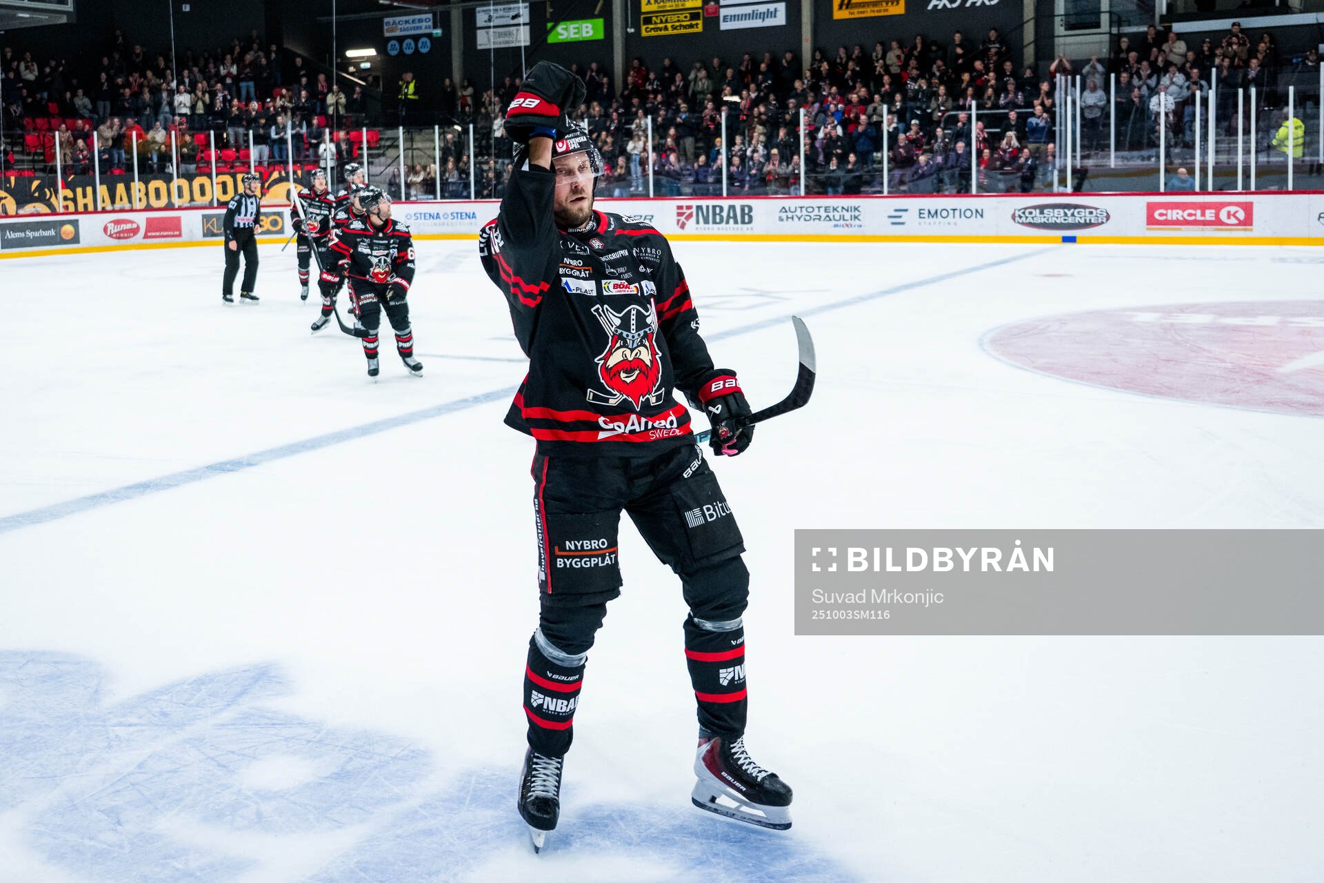 Nybros Marcus Bergman jublar
