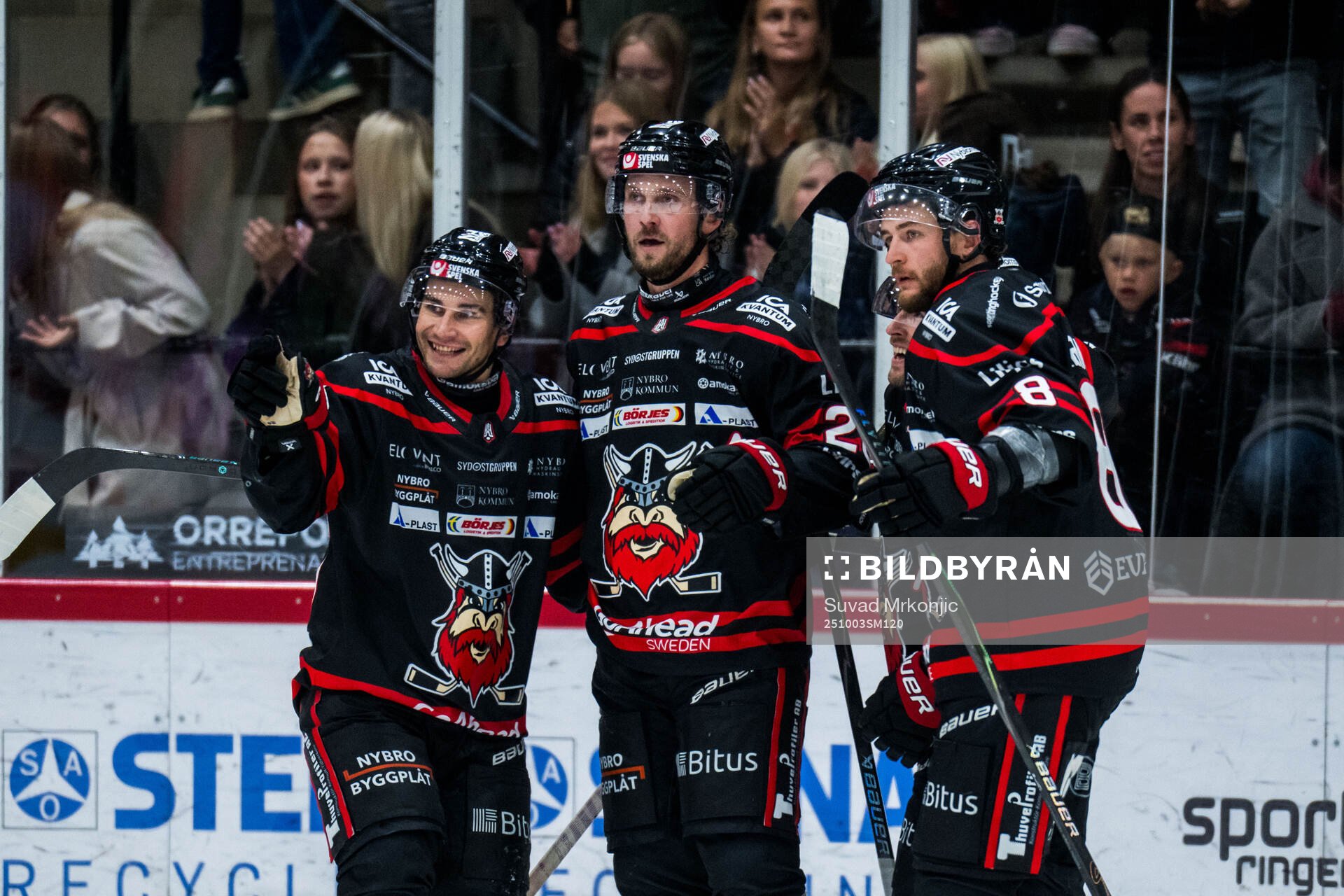 Nybros Marcus Bergman jublar