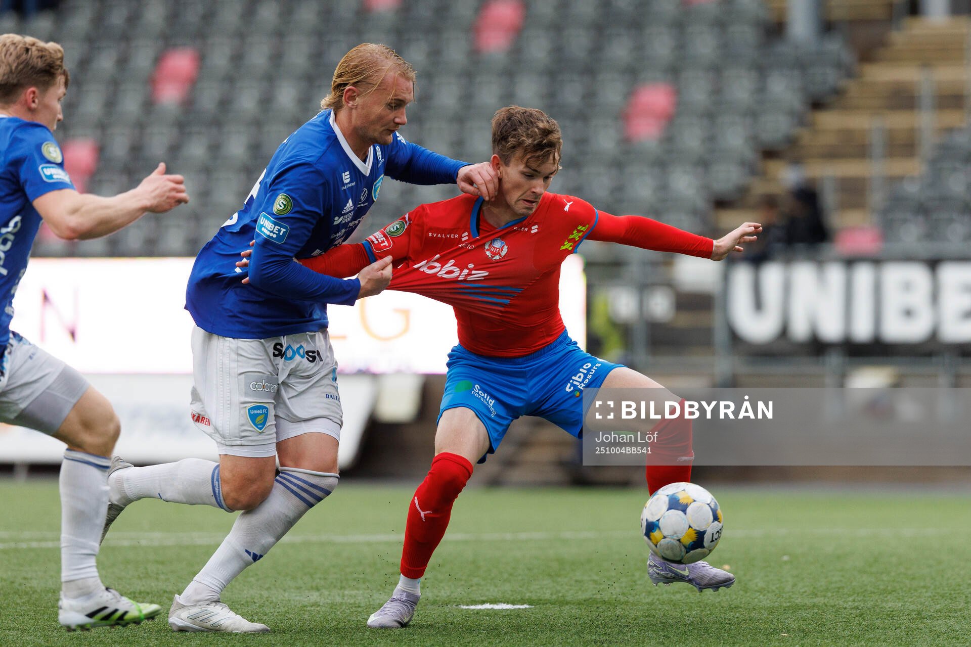 Umeå FCs Ludvig Öhman Silwerfeldt och Helsingborgs
