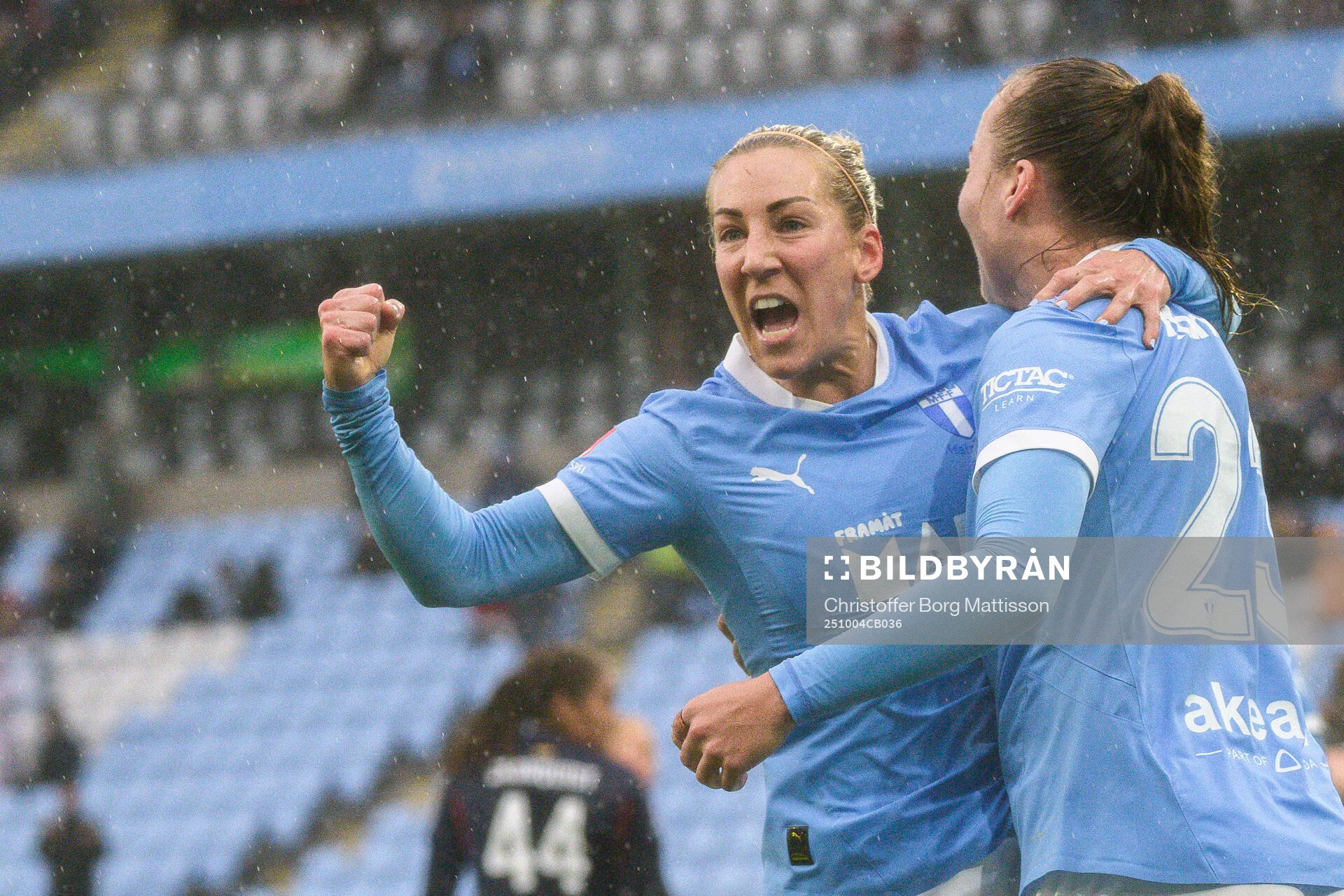 Malmö FFs Mia Persson och Sara Kanutte Sørensen Fornes