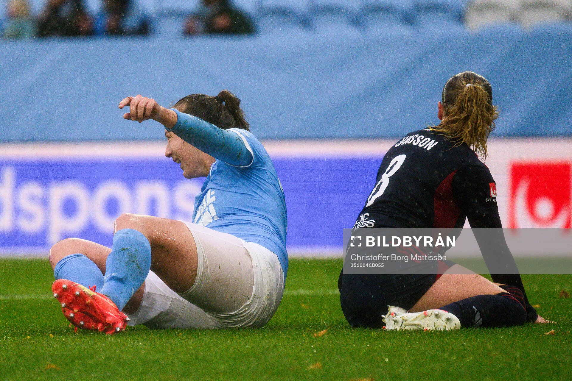 Malmö FFs Sara Kanutte Sørensen Fornes jublar