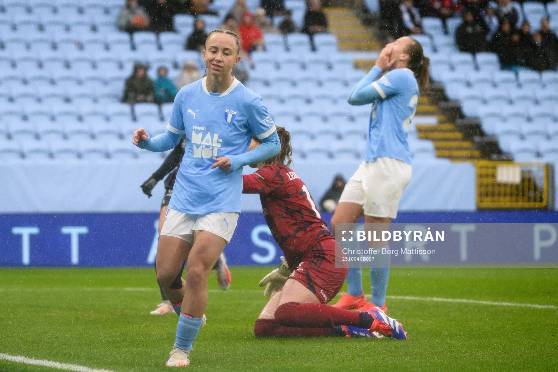 Malmö FFs Miljana Ivanovic deppar