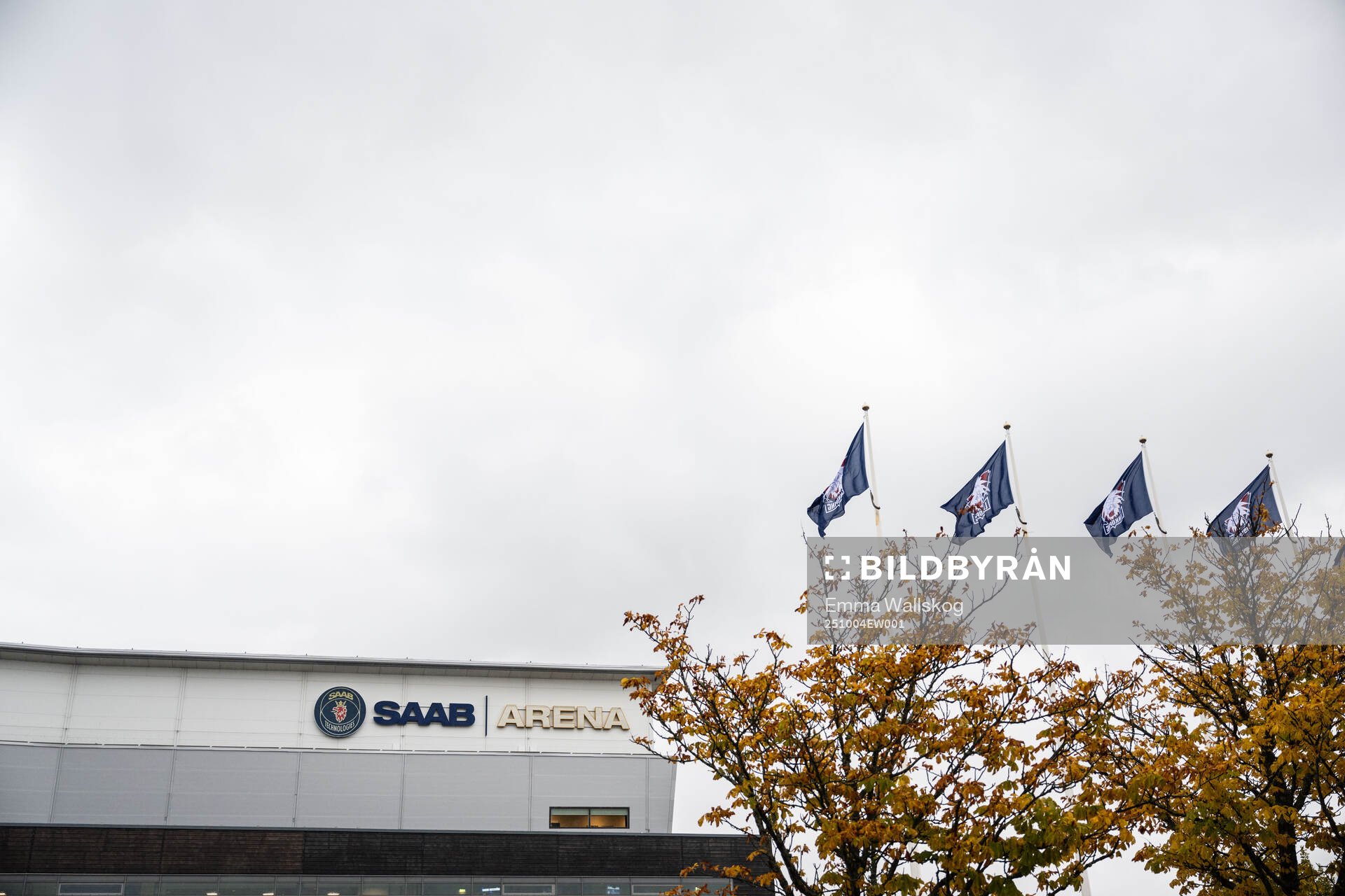 Exteriör vy av Saab Arena