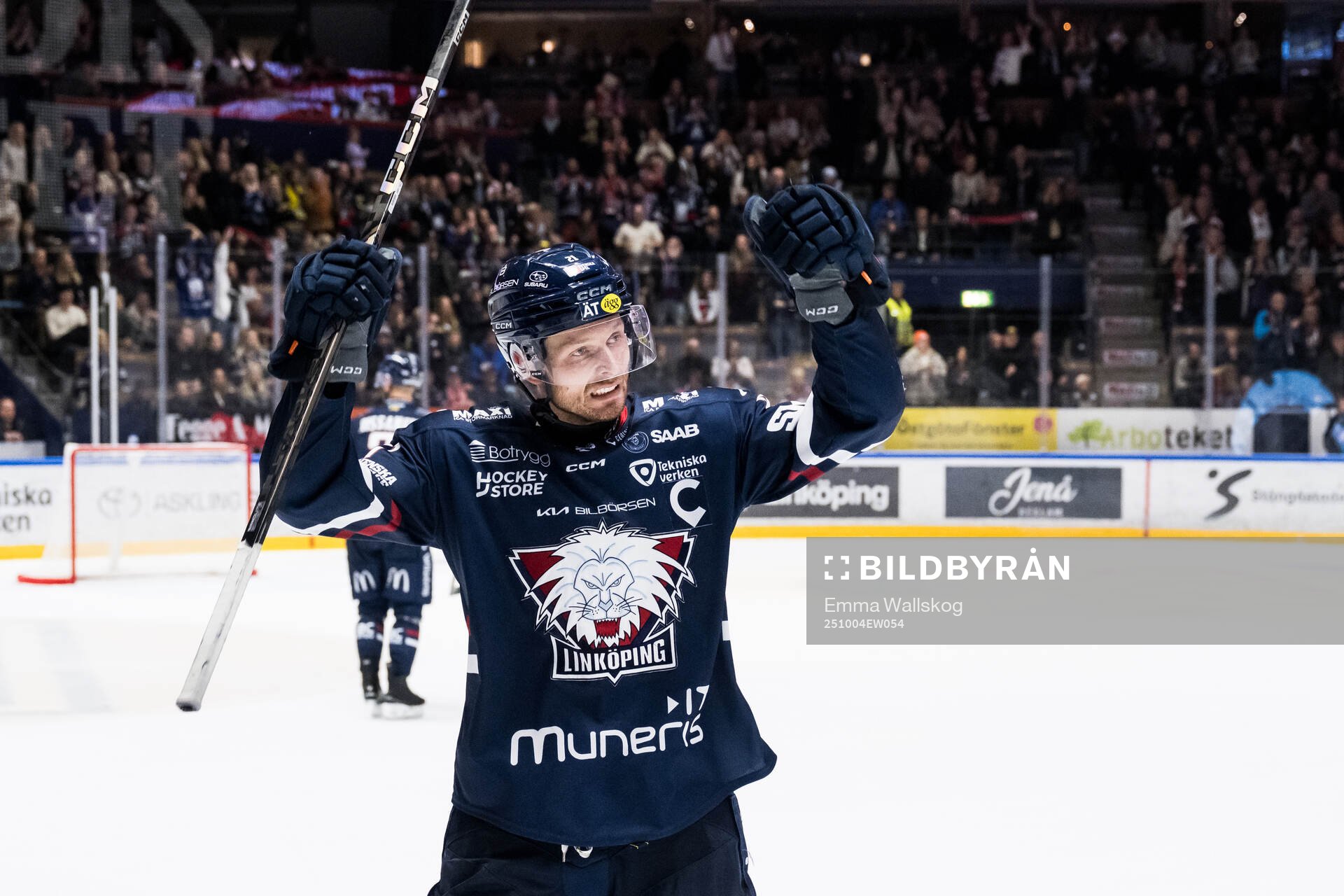 Linköpings Christoffer Ehn jublar
