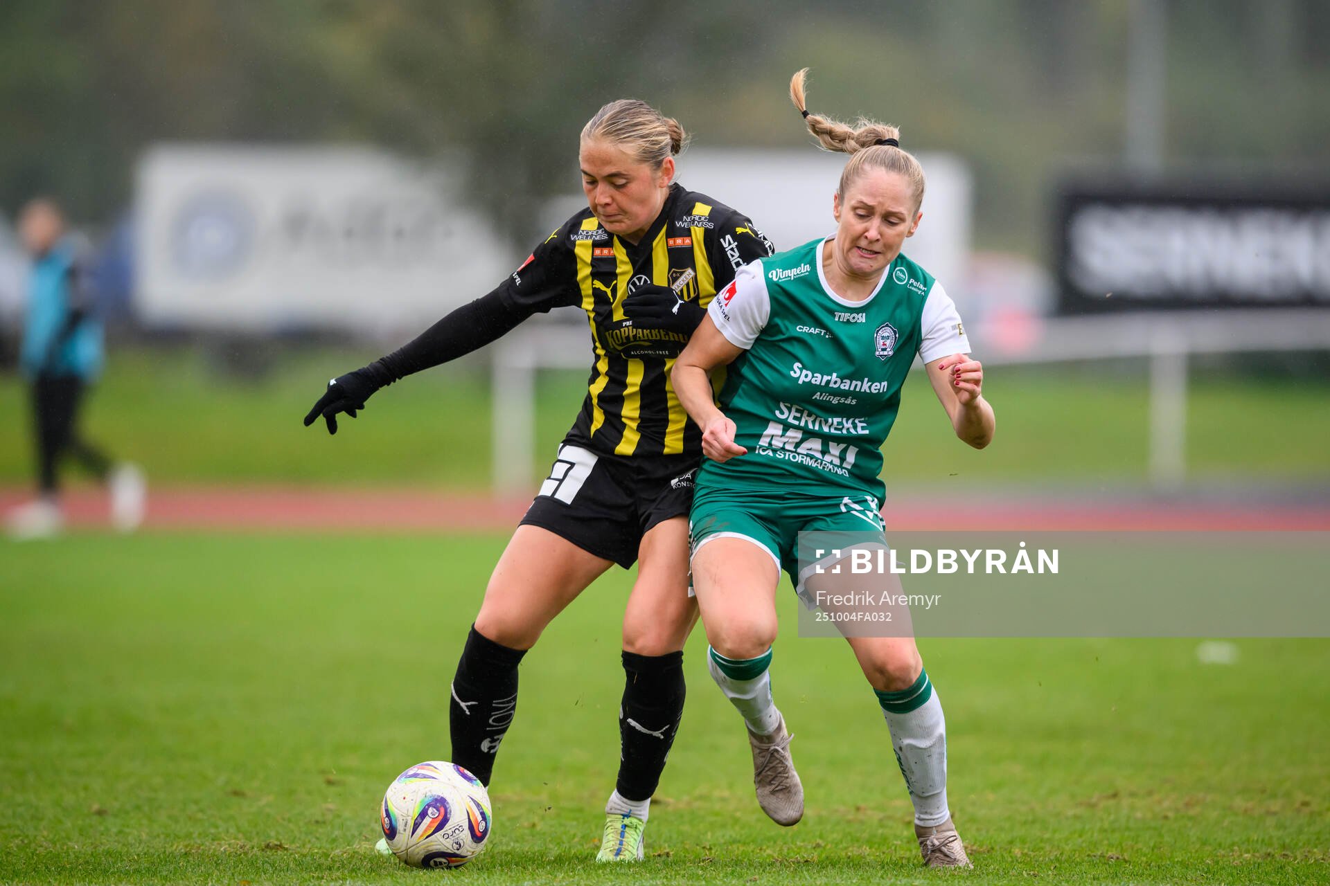 Häckens Paulina Nyström och Alingsås Karin Lundin