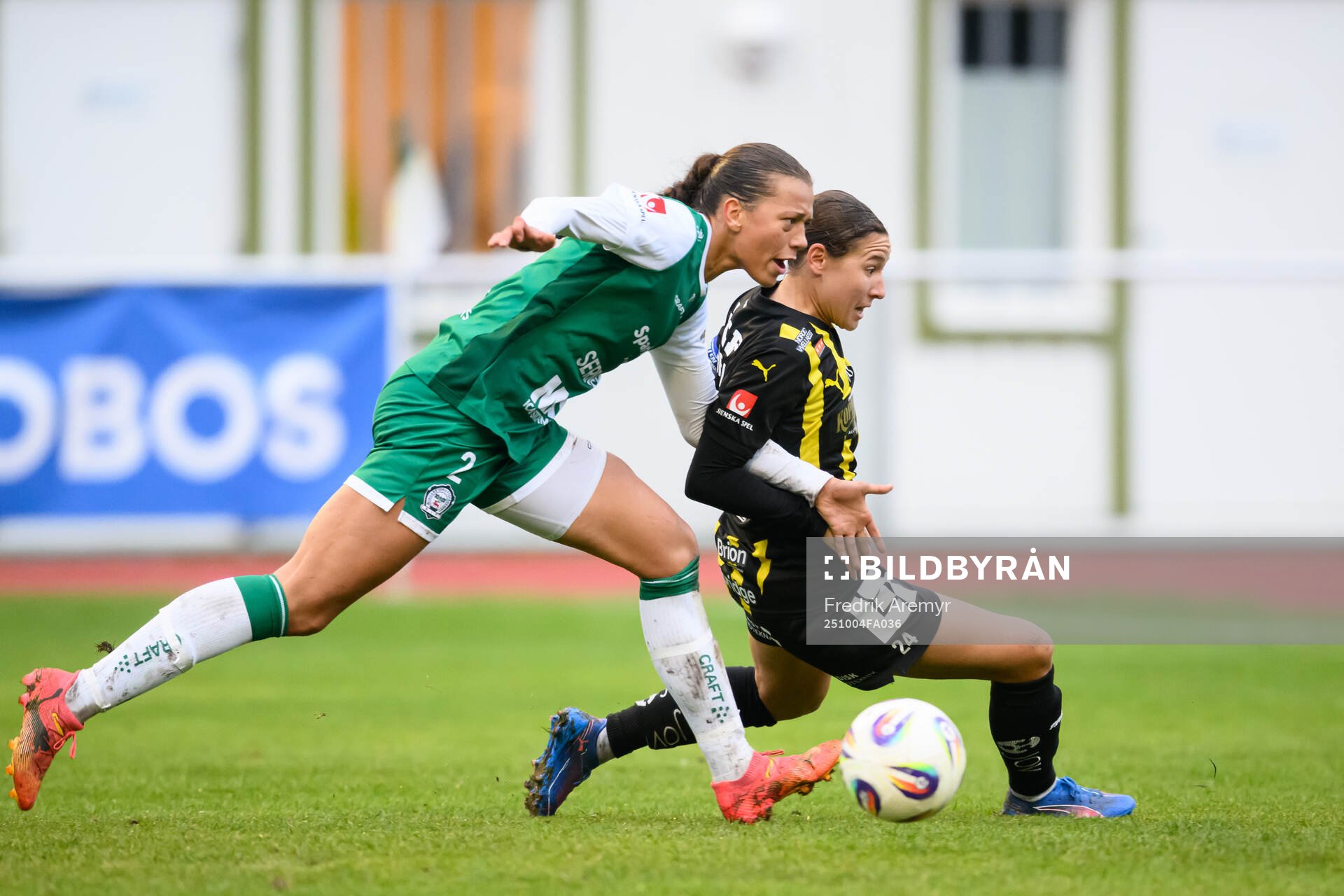 Alingsås Malva Larsson och Häckens Tabby Tindell