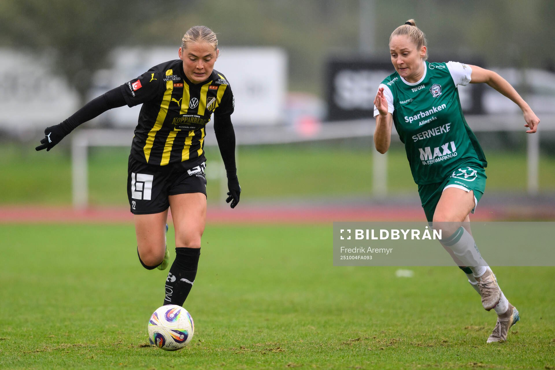 Häckens Paulina Nyström och Alingsås Karin Lundin