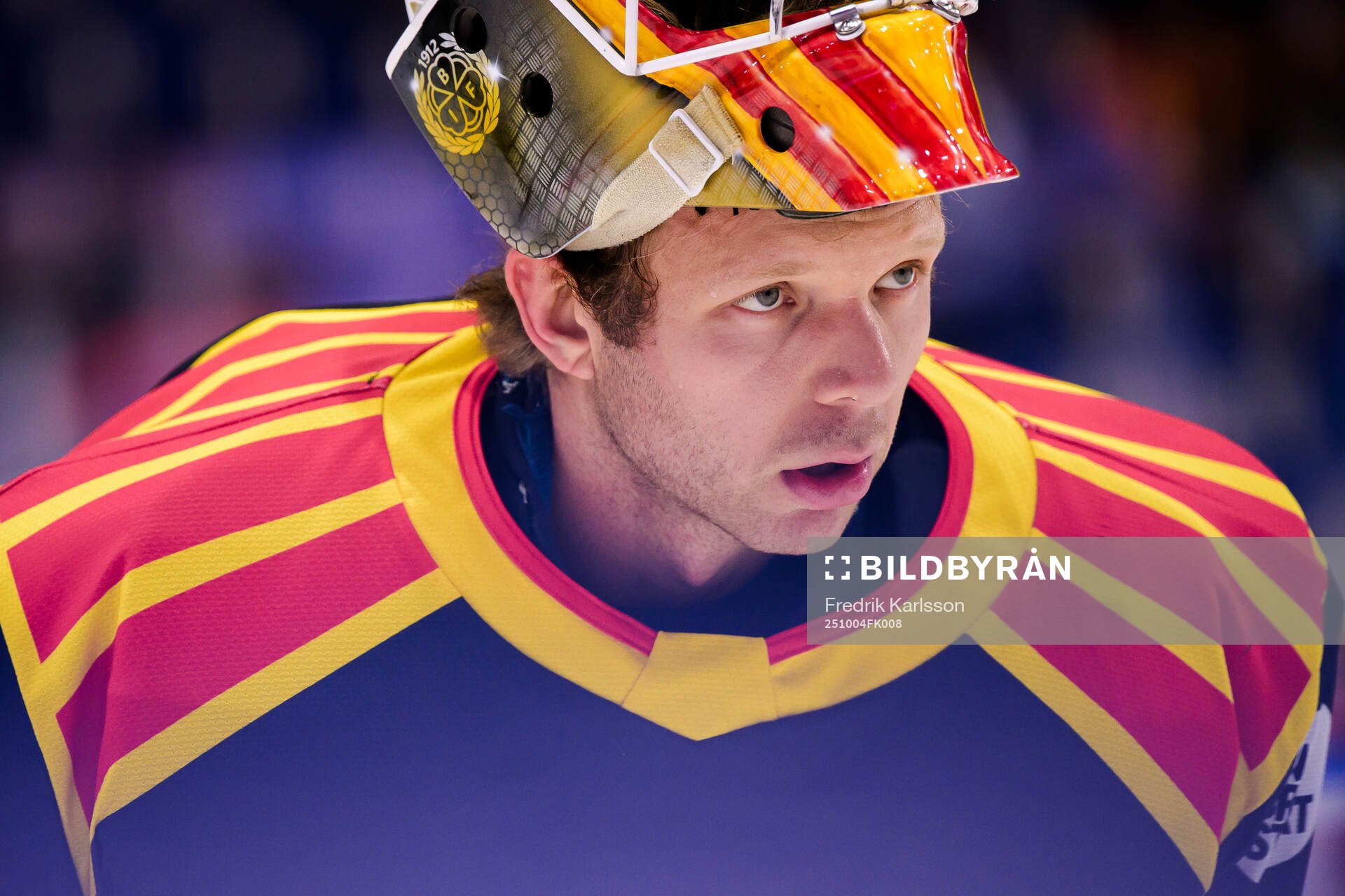 Brynäs målvakt Collin Delia