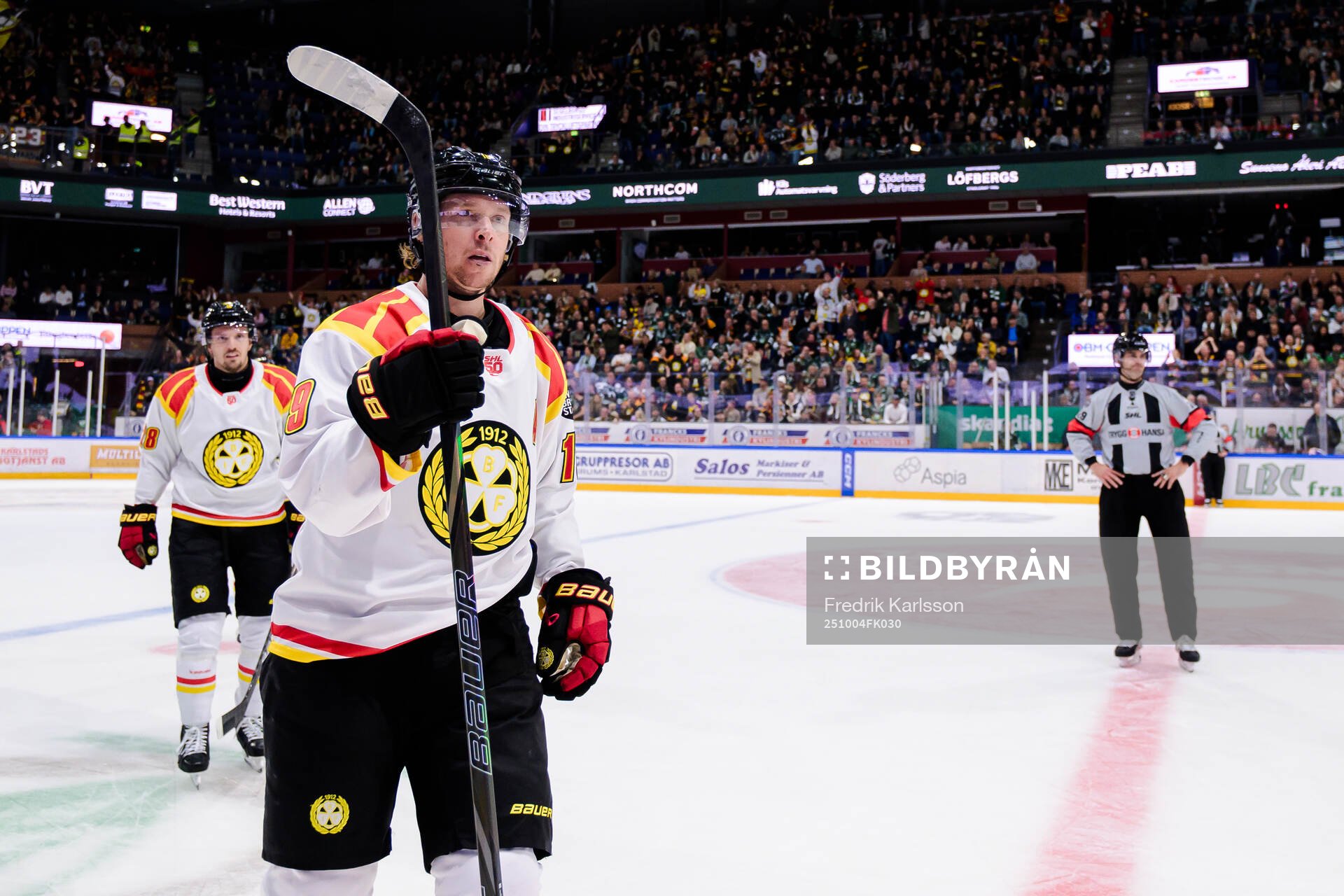 Brynäs Nicklas Bäckström jublar