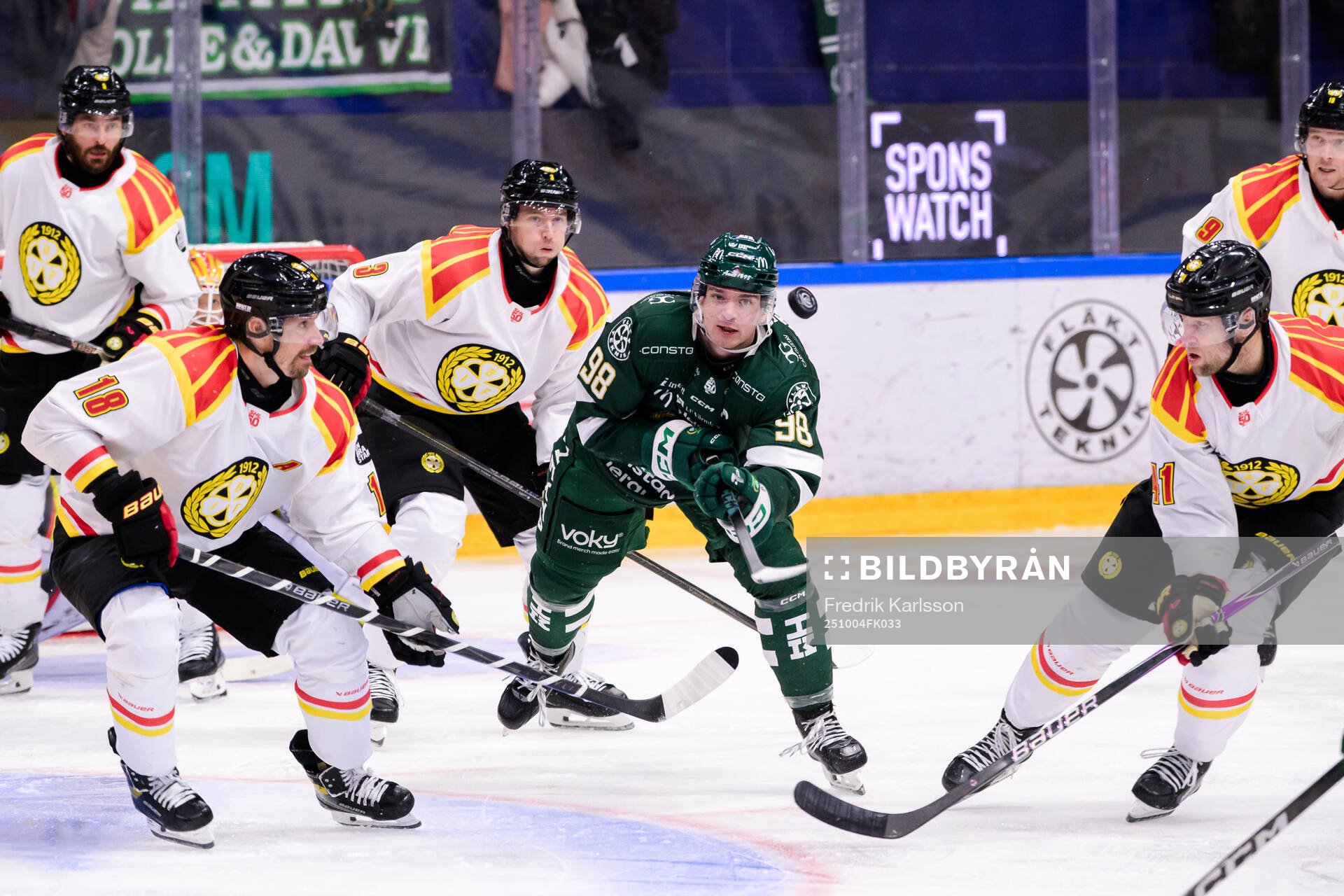 Brynäs Anton Rödin och Färjestads Marian Studenic