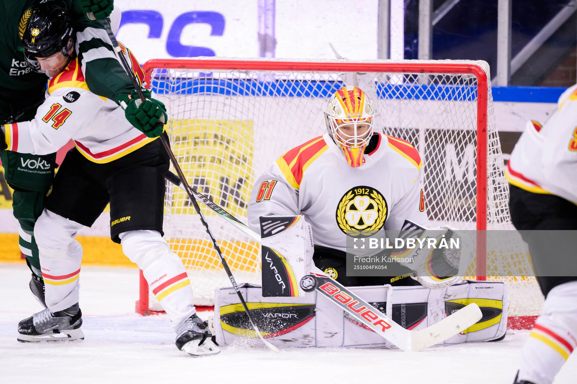 Brynäs målvakt Collin Delia