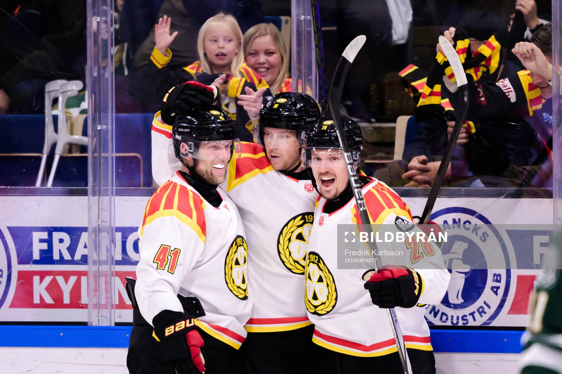 Brynäs Greg Scott, Nicklas Bäckström och Johannes