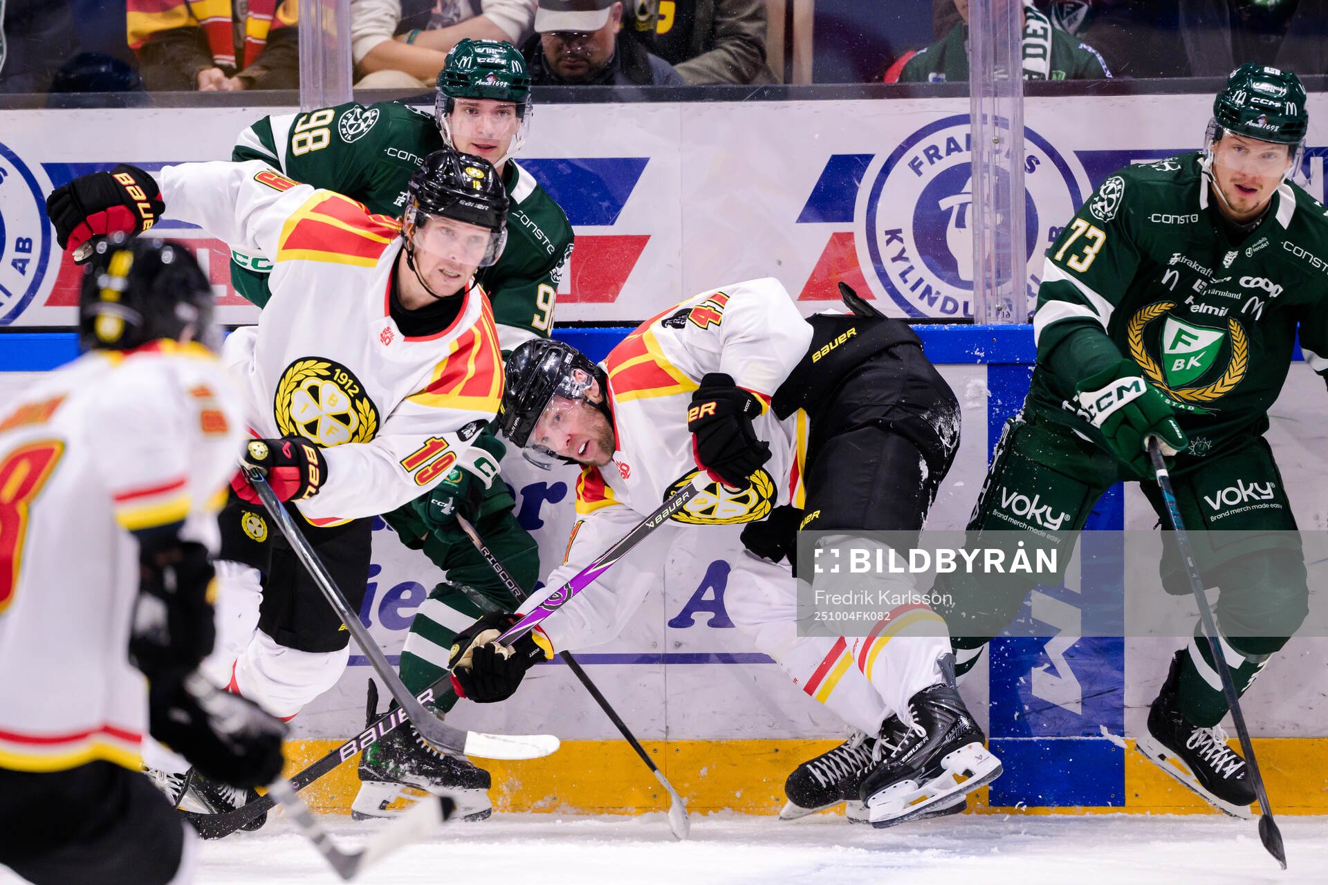 Brynäs Nicklas Bäckström och Greg Scott