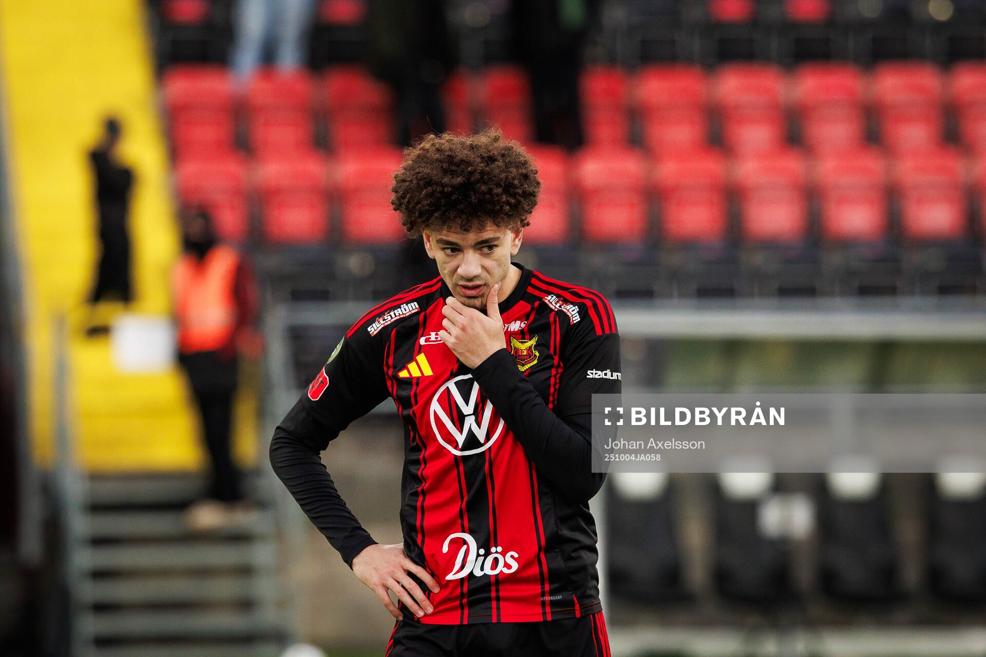 Östersunds Ziad Ghanoum deppar fotbollsmatchen i