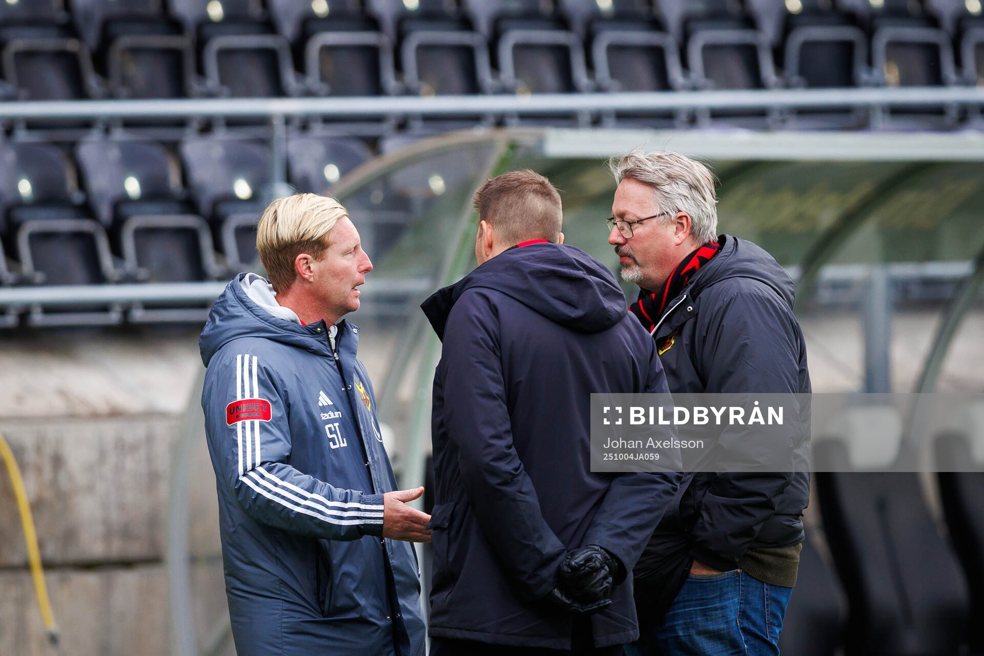 Östersunds sportchef Stefan Lundin, styrelseledamot Anders