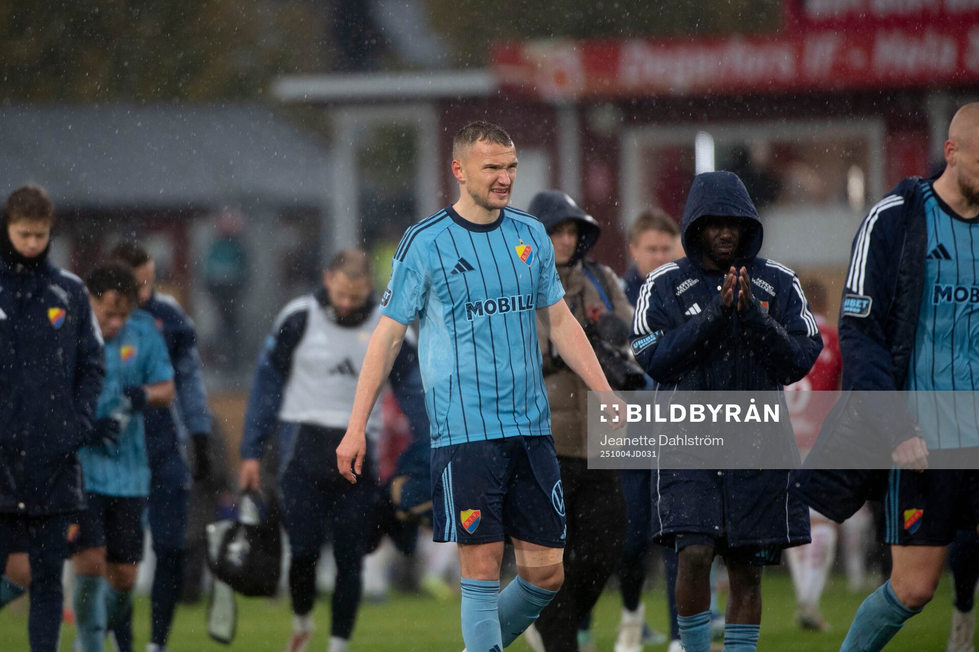 Djurgårdens Piotr Johansson deppar