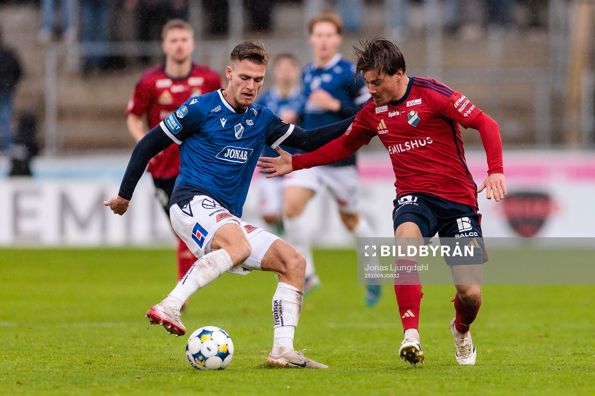 Halmstads Villiam Granath och Östers Tatu Varmanen