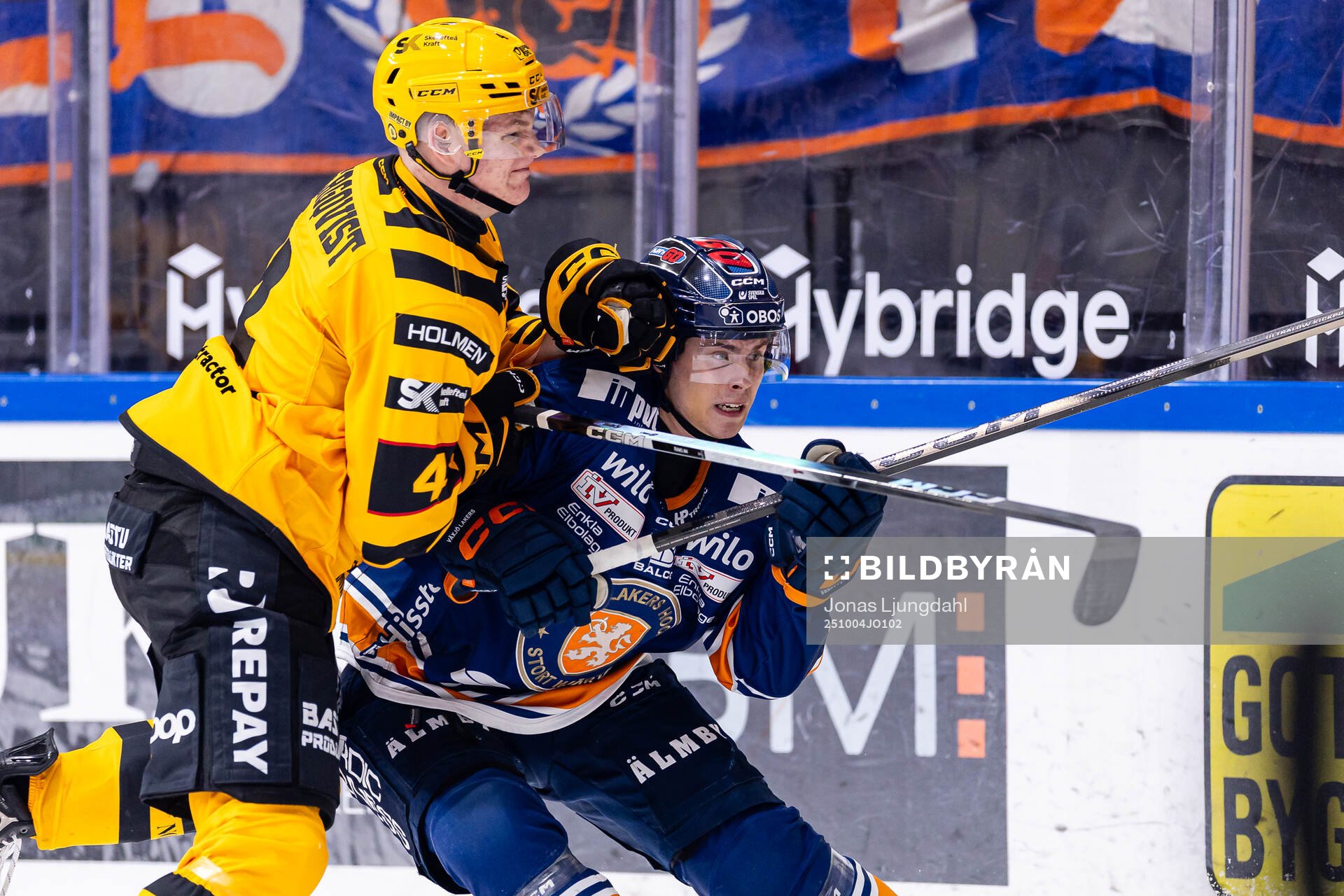 Skellefteås Rasmus Bergqvist och Växjös Ville Svensson