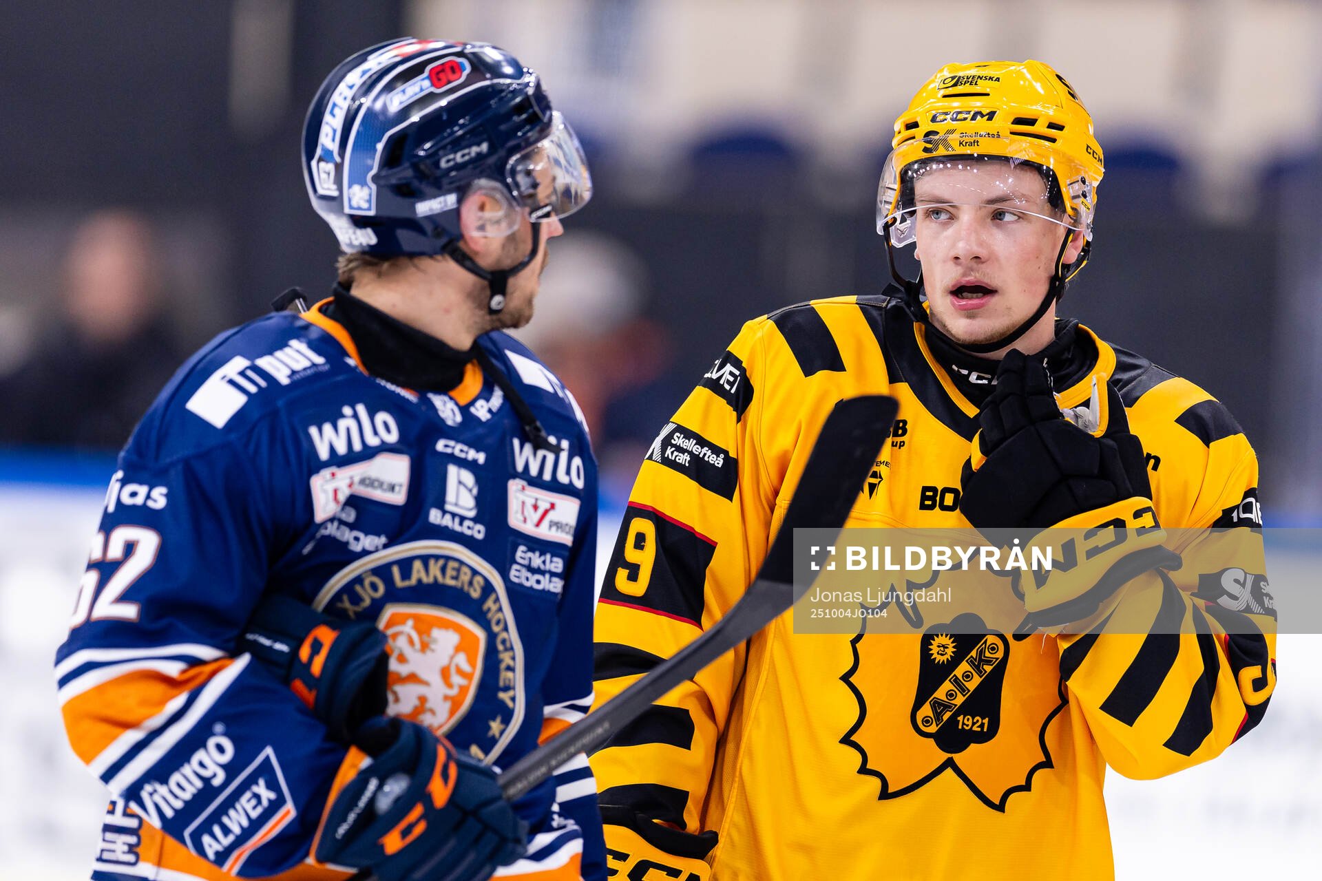 Växjös Manuel Ågren och Skellefteås Victor Stjernborg