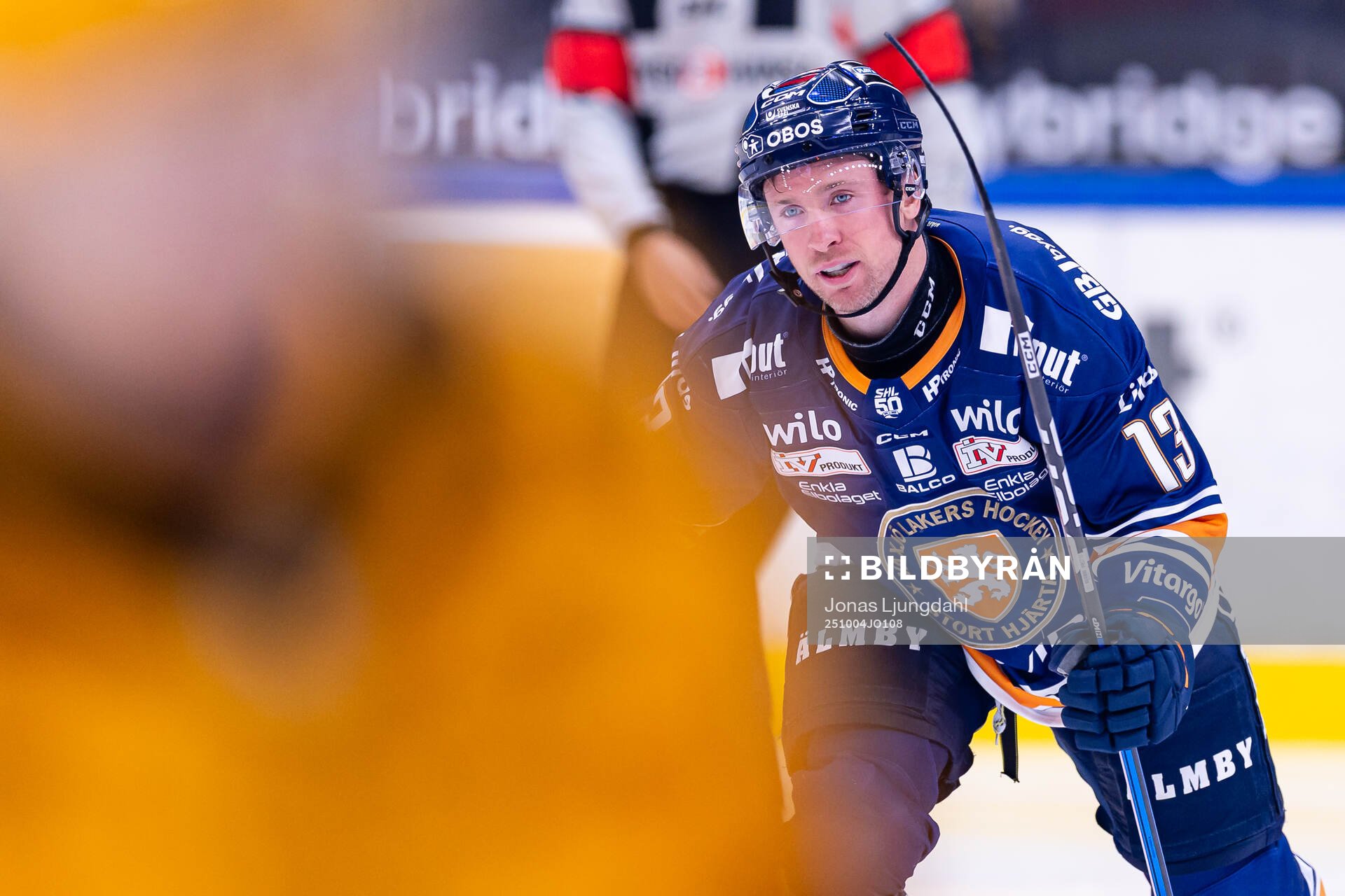 Växjös Dylan Mclaughlin jublar