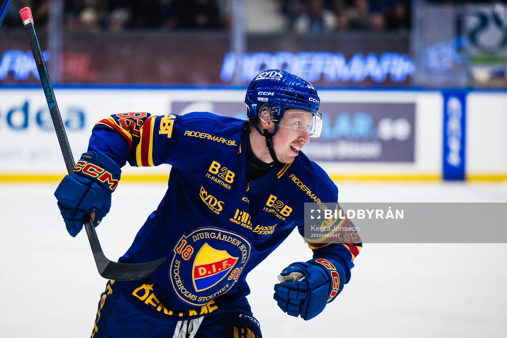 Djurgårdens Colby Sissons jublar