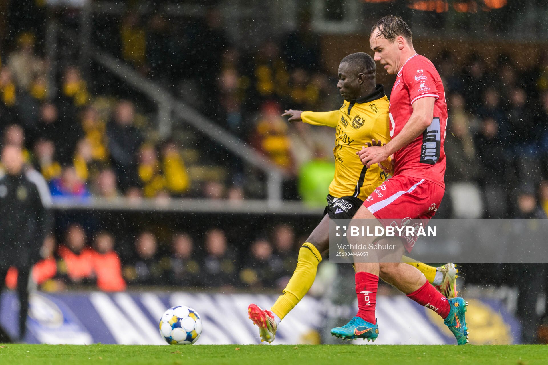Mjällbys Abdoulie Manneh och Elfsborgs Frode Aronsson