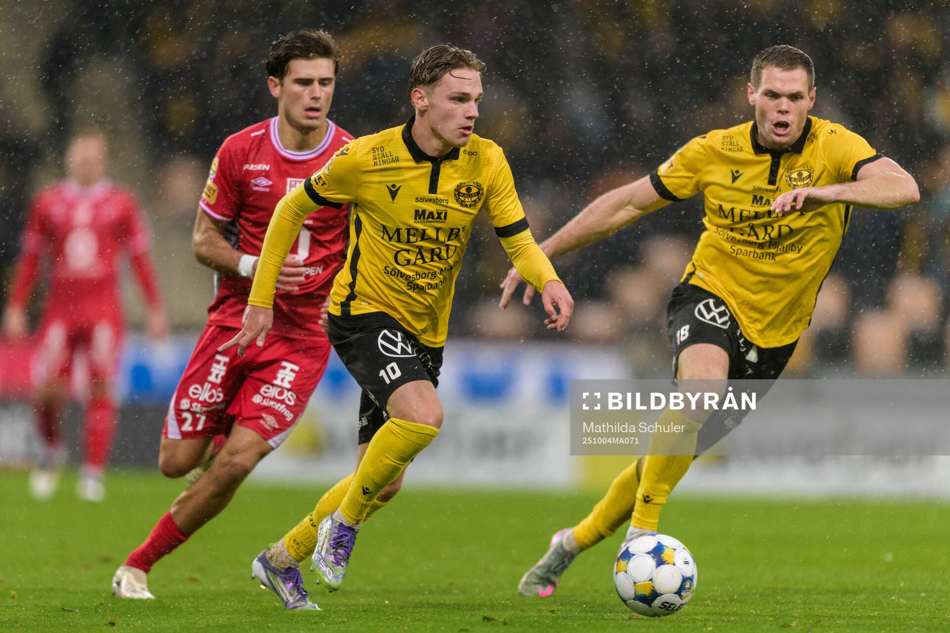 Mjällbys Jeppe Kjaer och Jacob Bergström