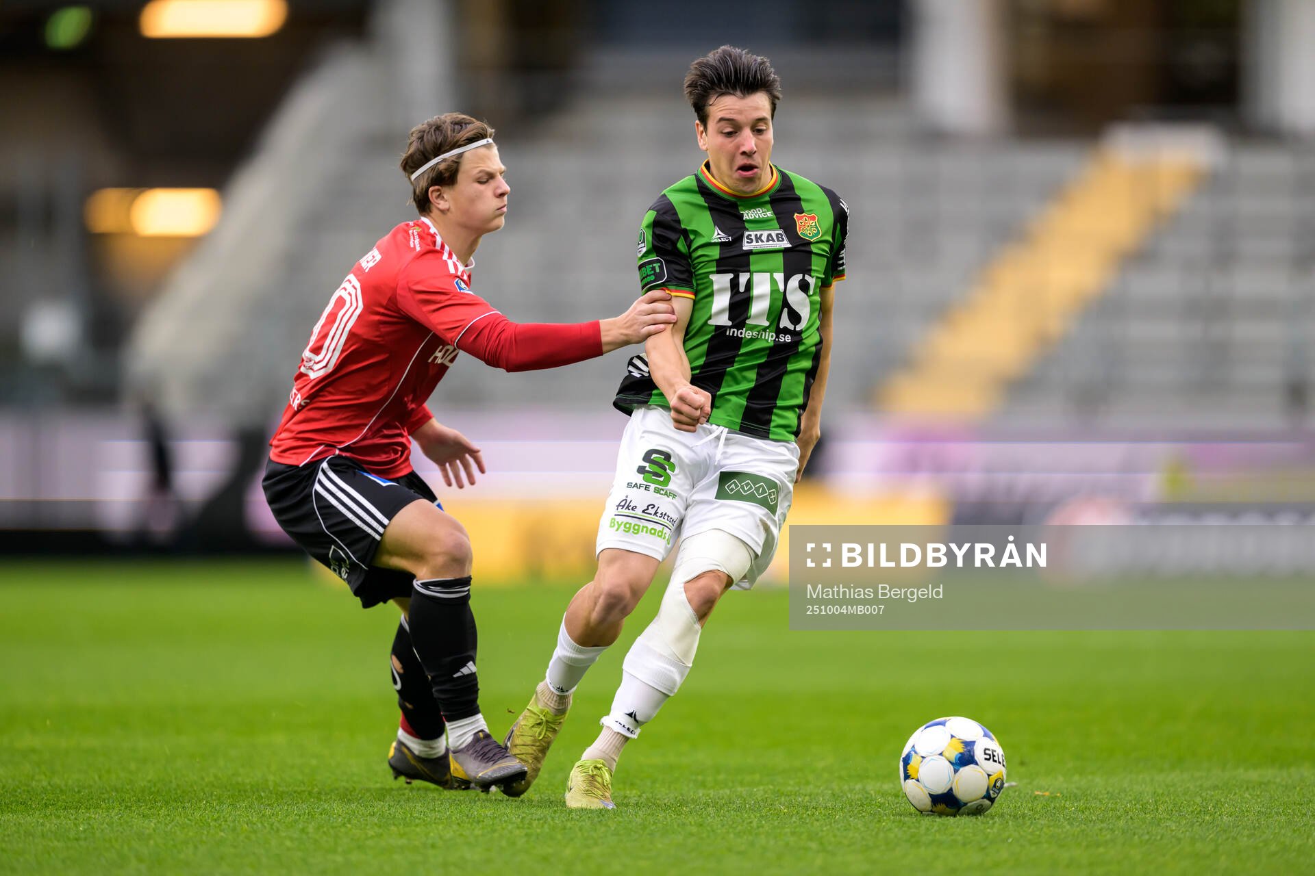 IFK Norrköpings Axel Brönner och GAIS Matteo de Brienne
