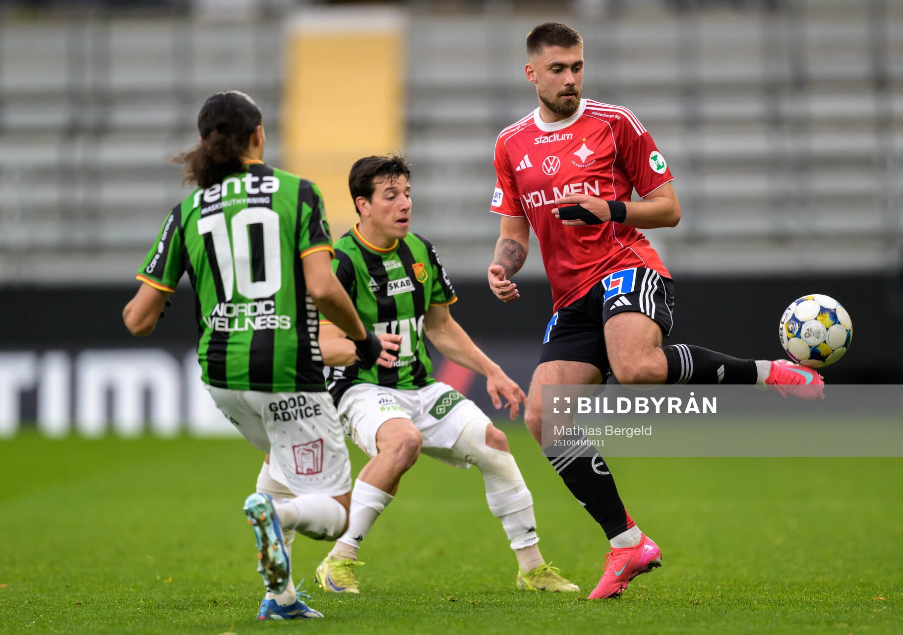 GAIS Matteo de Brienne och IFK Norrköpings Tim Prica