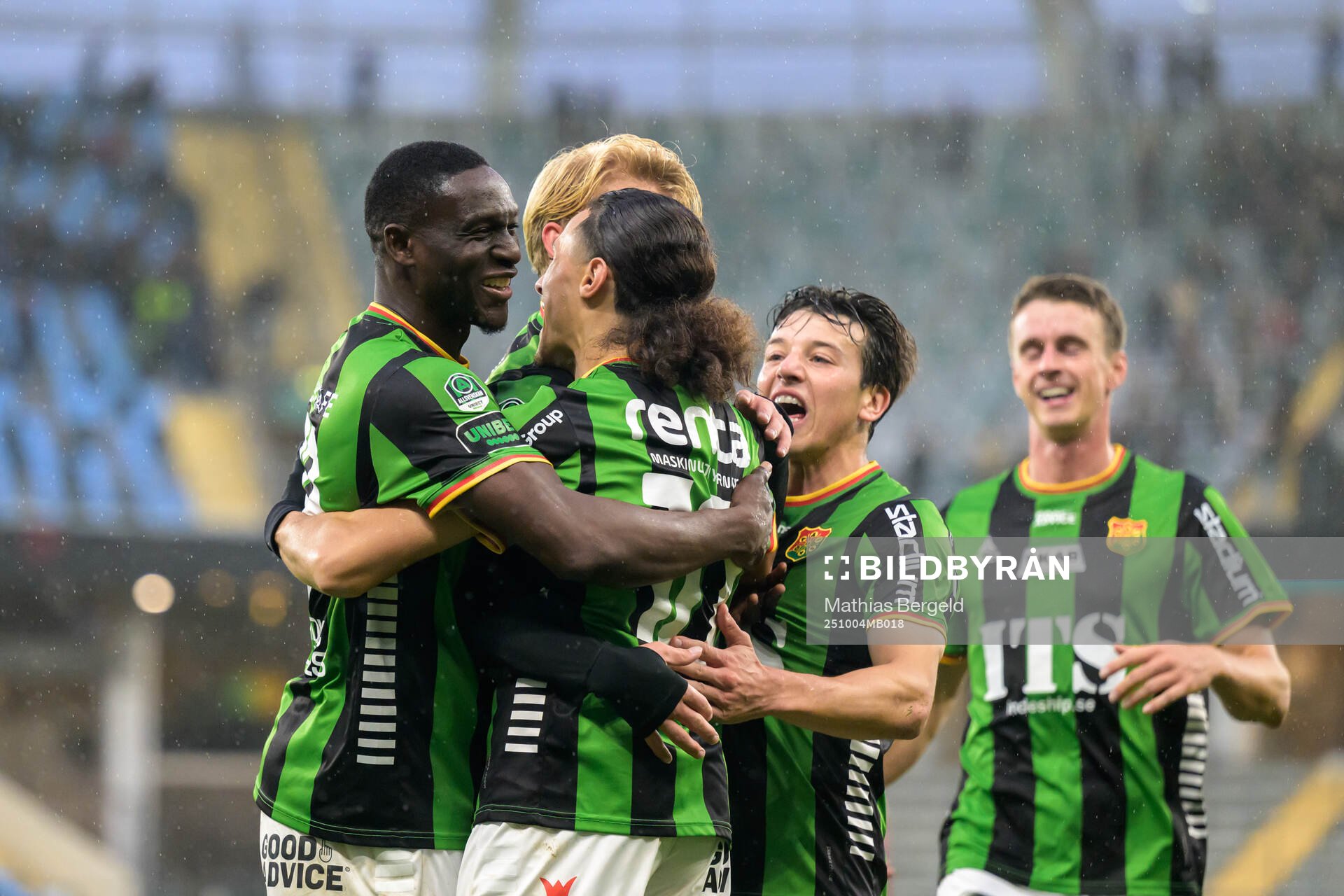 GAIS Ibrahim Diabate och Amin Boudri jublar