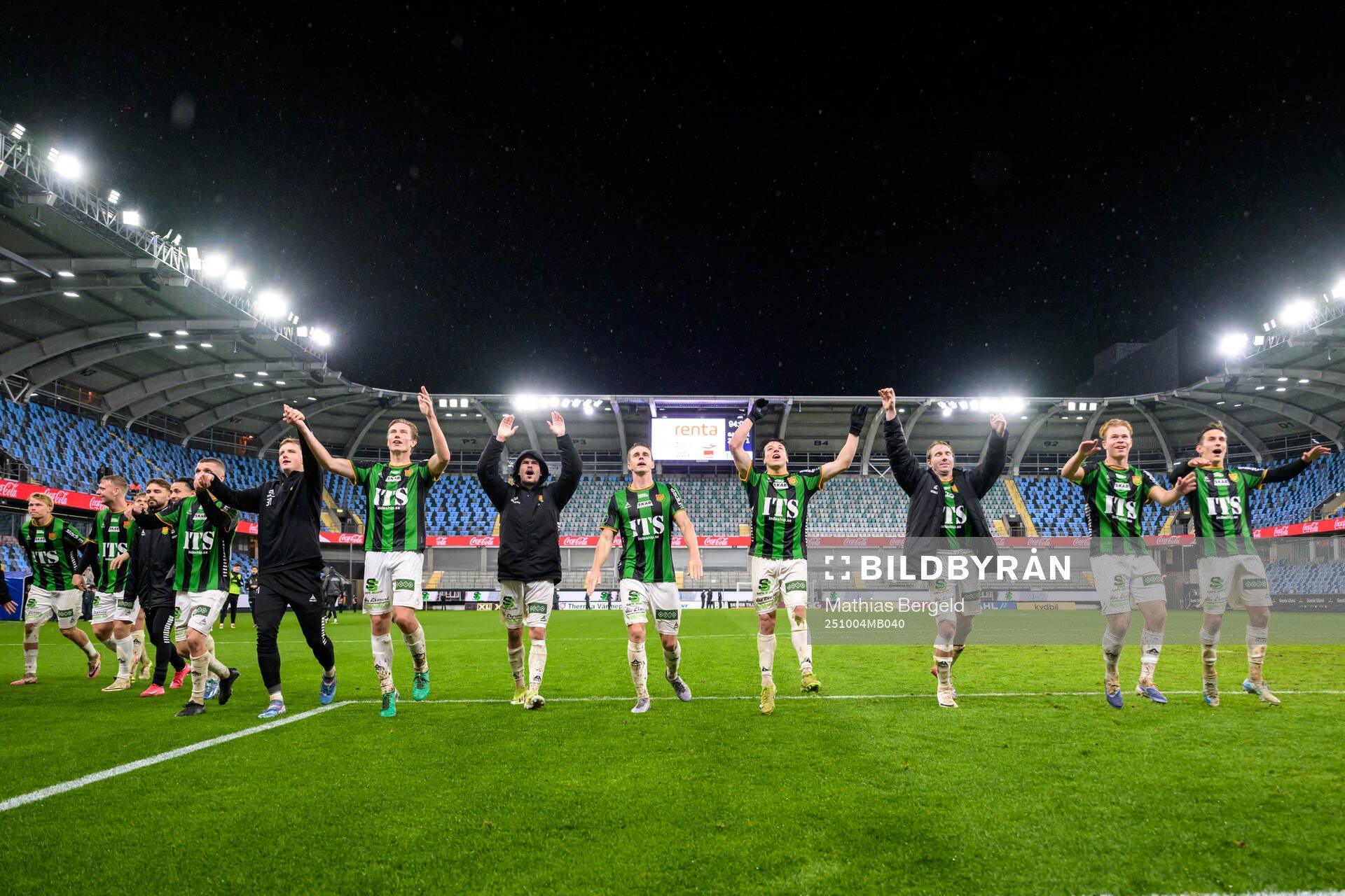 GAIS spelare jublar