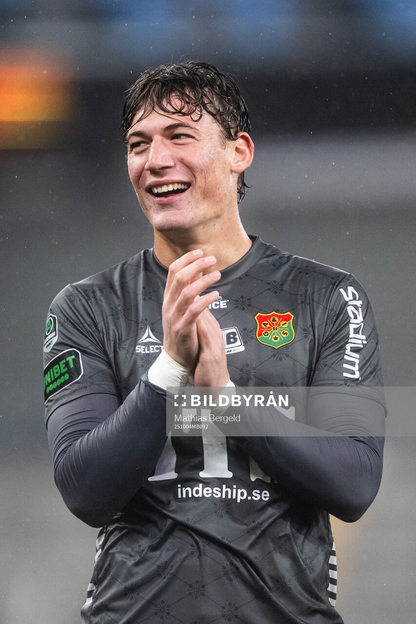 GAIS målvakt Kees Sims jublar