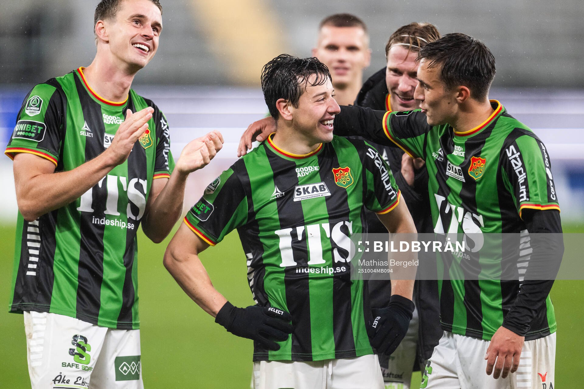 GAIS Matteo de Brienne och Anton Kurochkin jublar