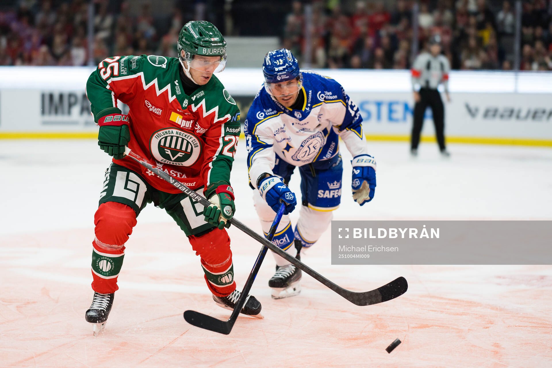 Frölundas Arttu Ruotsalainen och Leksands Jon Knuts